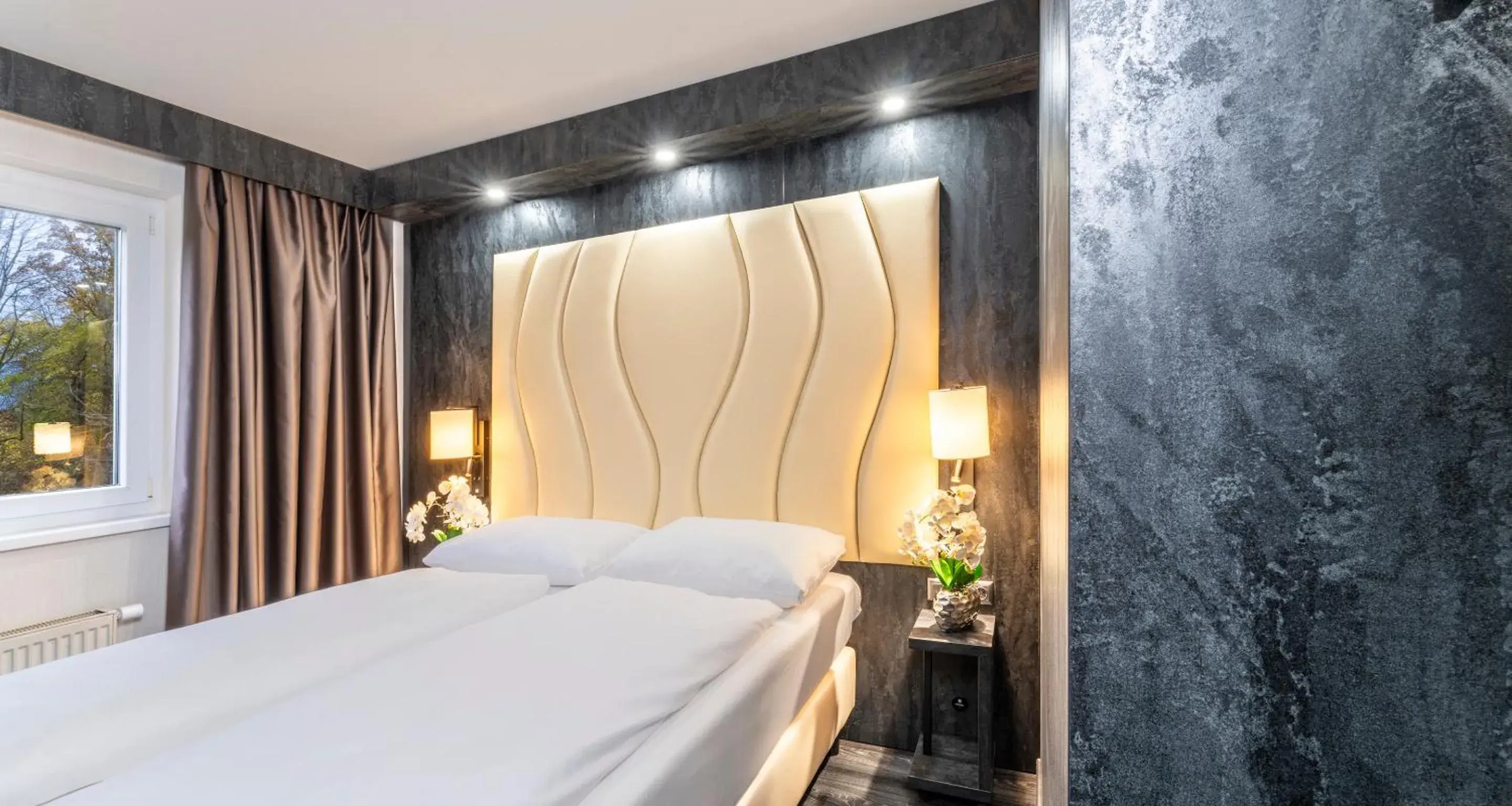 Bed in PLAZA INN Mühldorf Bed in PLAZA INN Mühldorf