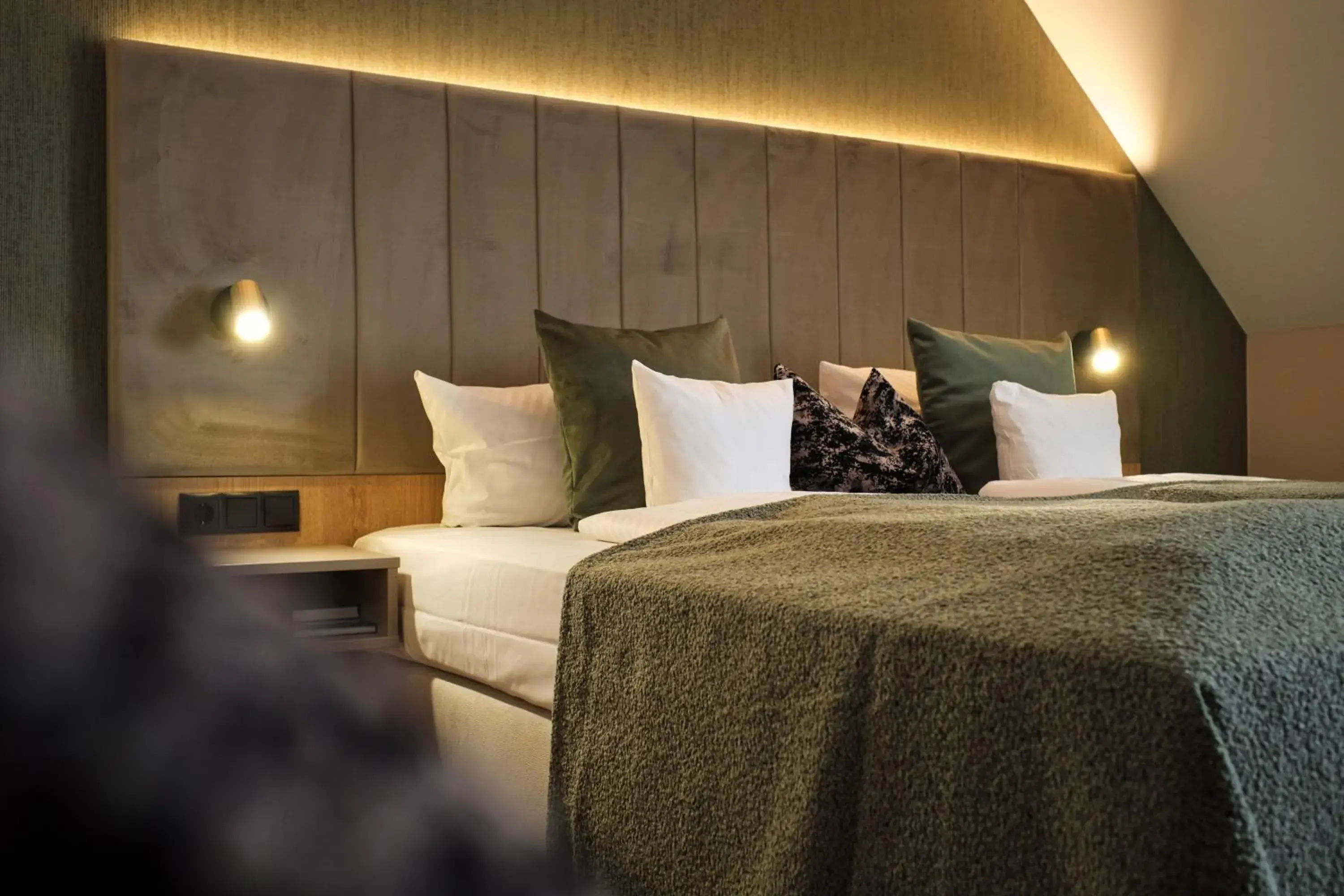 Bed in Parkhotel Altmühltal Bed in Parkhotel Altmühltal