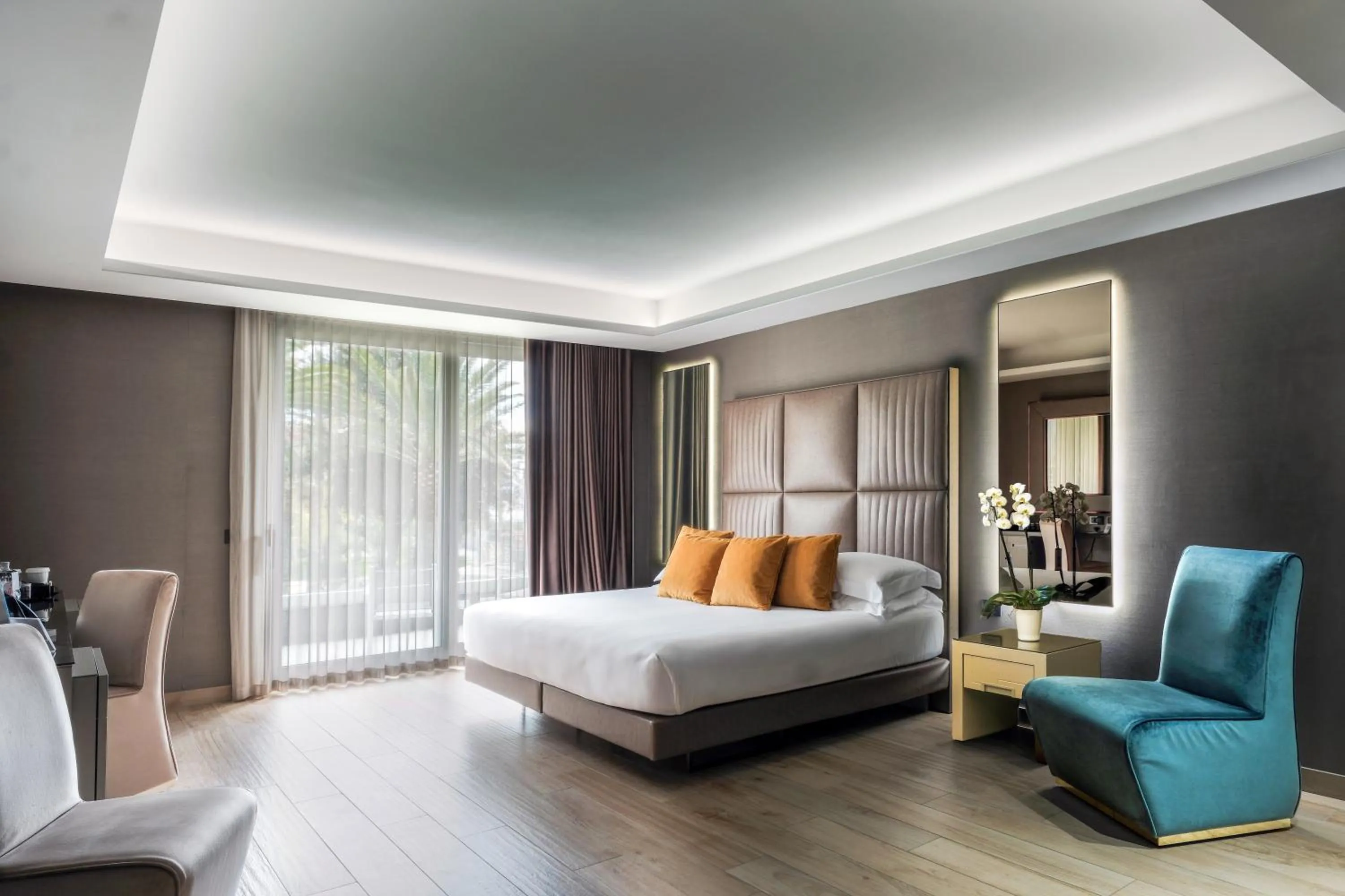 Bed in Hotel & Resort Tre Fontane Luxury