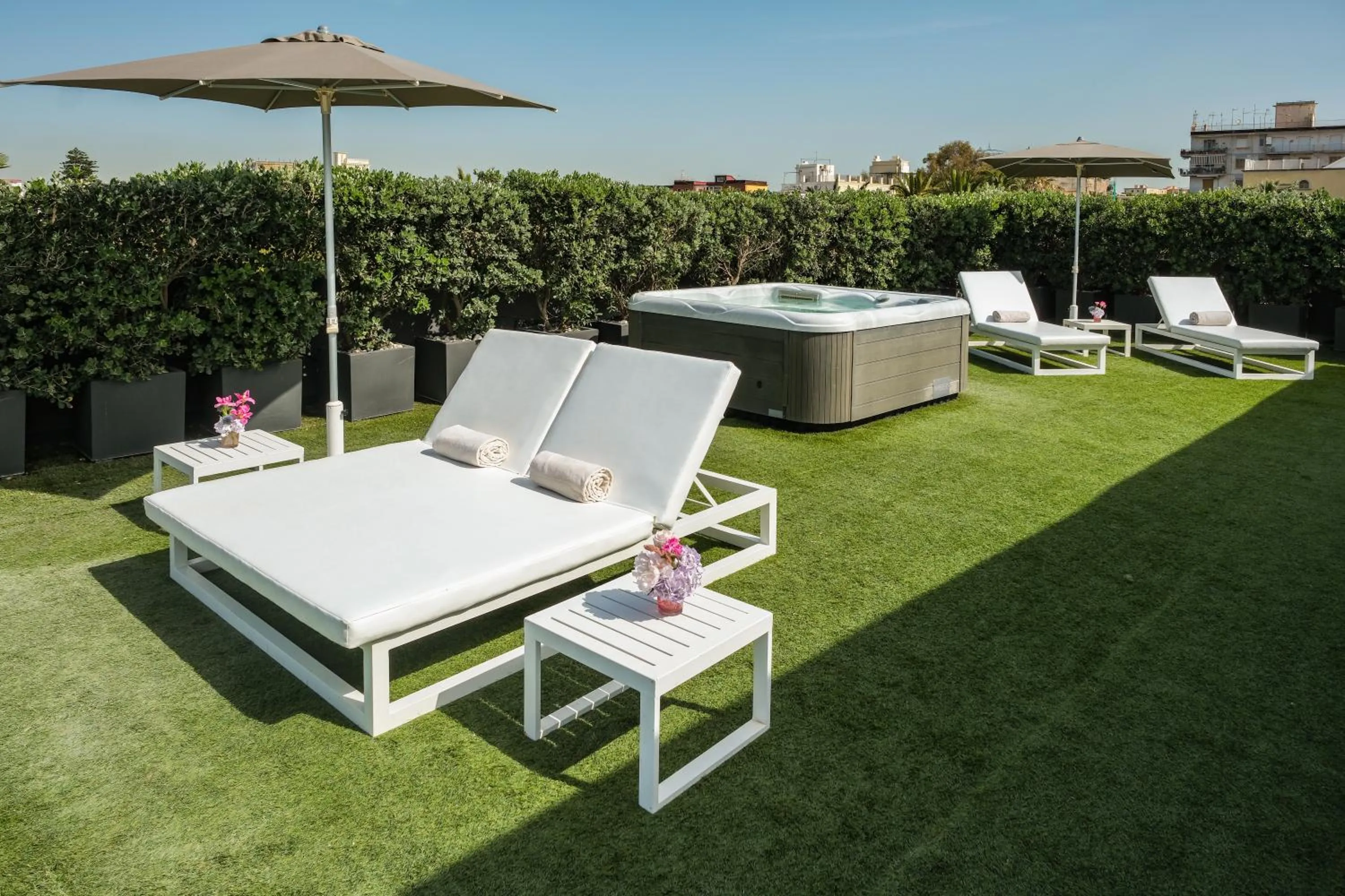 Garden in Hotel & Resort Tre Fontane Luxury