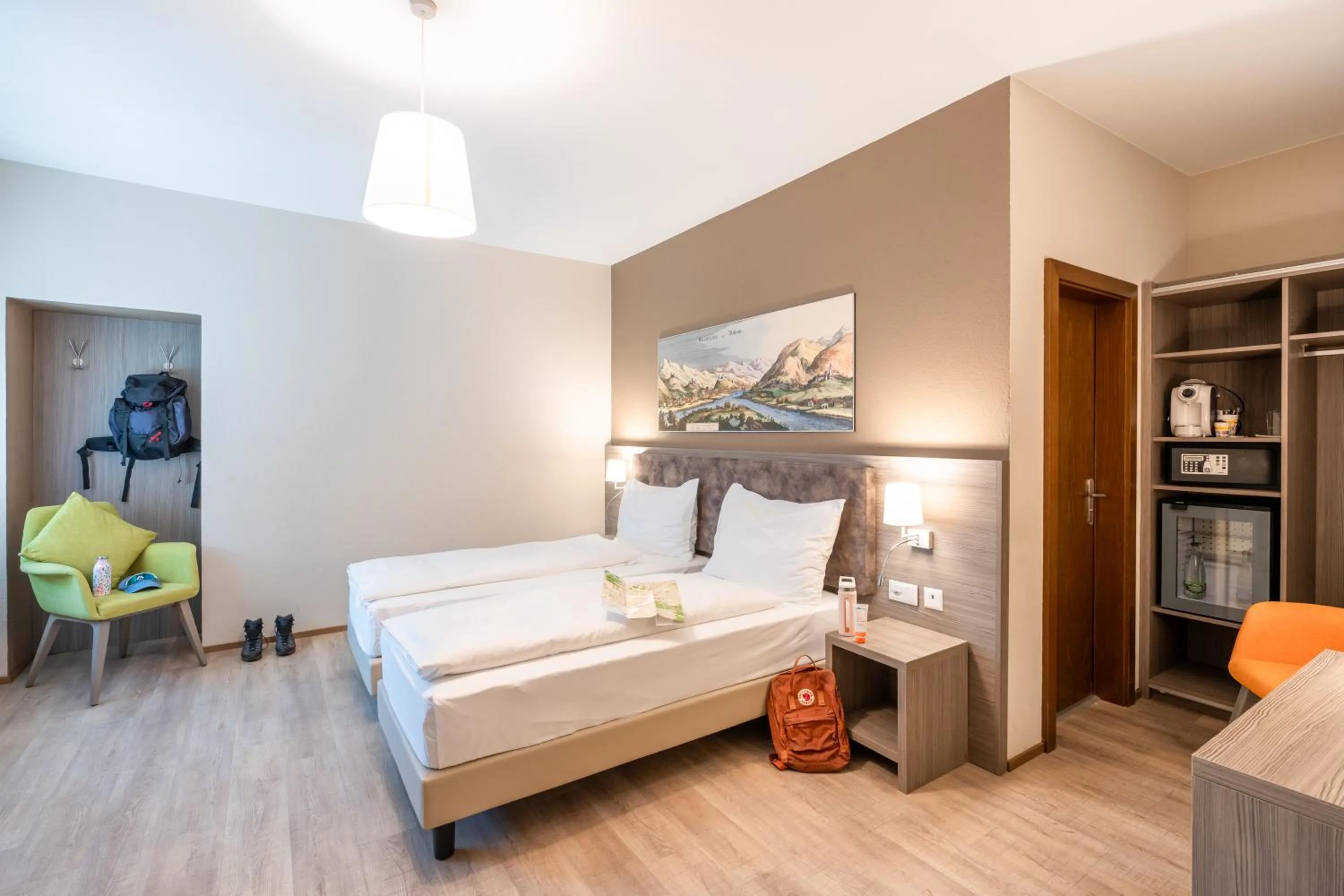 Bedroom, Bed in Hotel Unione