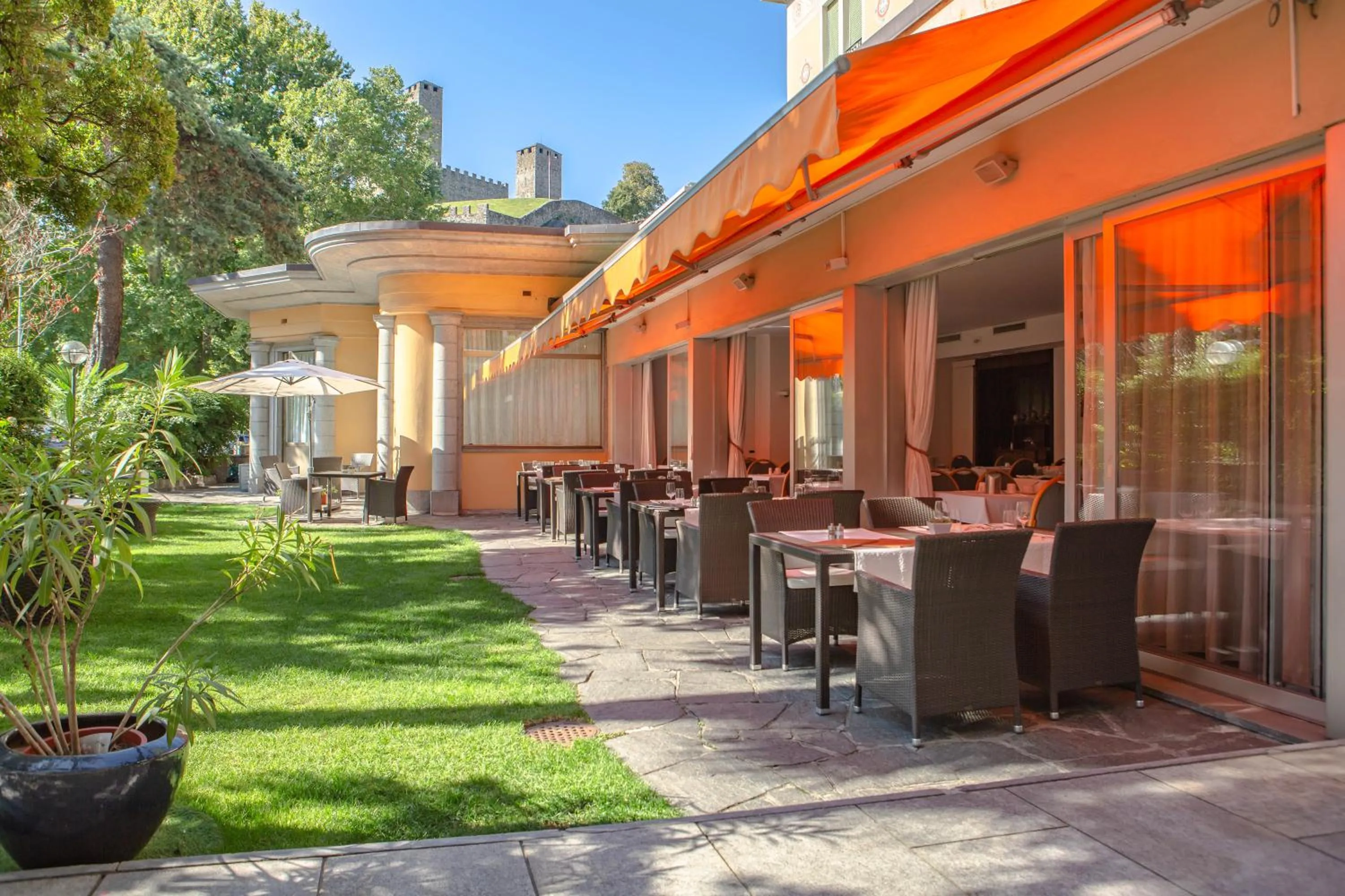 Balcony/Terrace in Hotel Unione