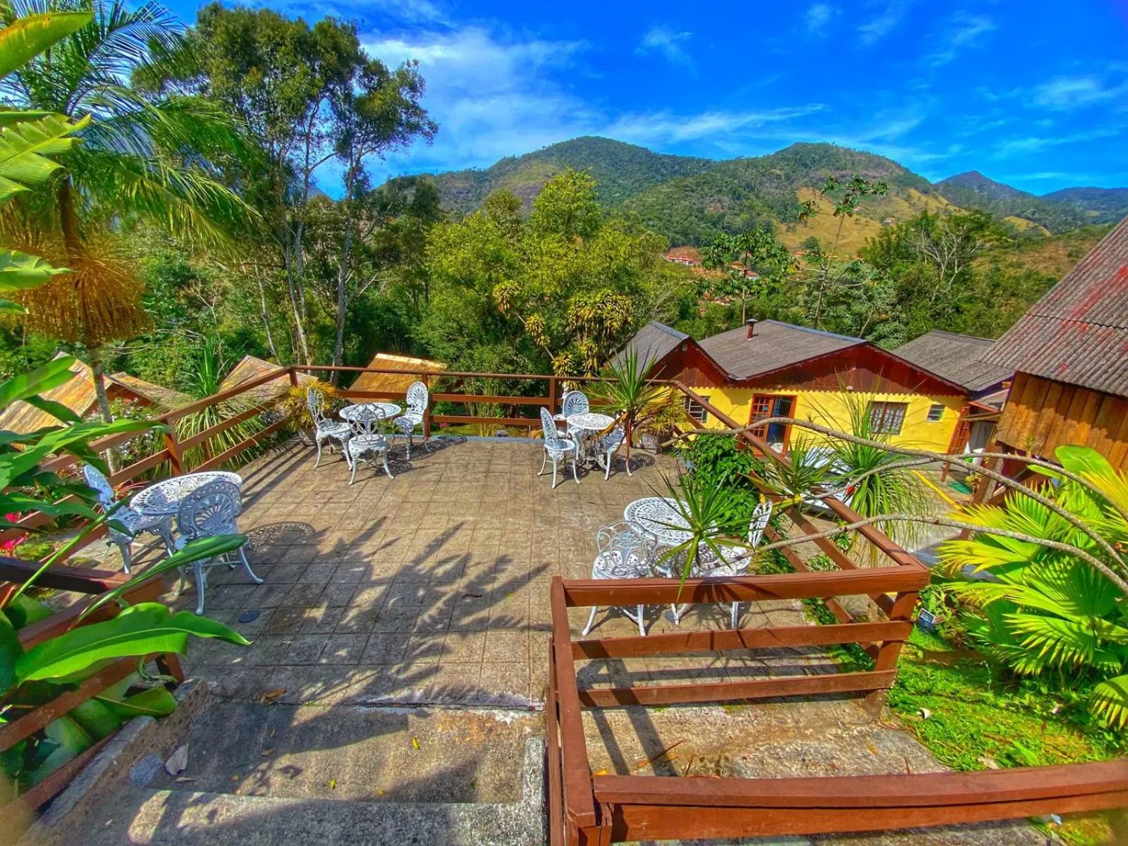 Balcony/Terrace in Pousada Colibri Serrano