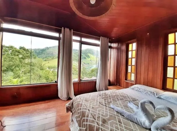 Photo of the whole room, Bed in Pousada Colibri Serrano