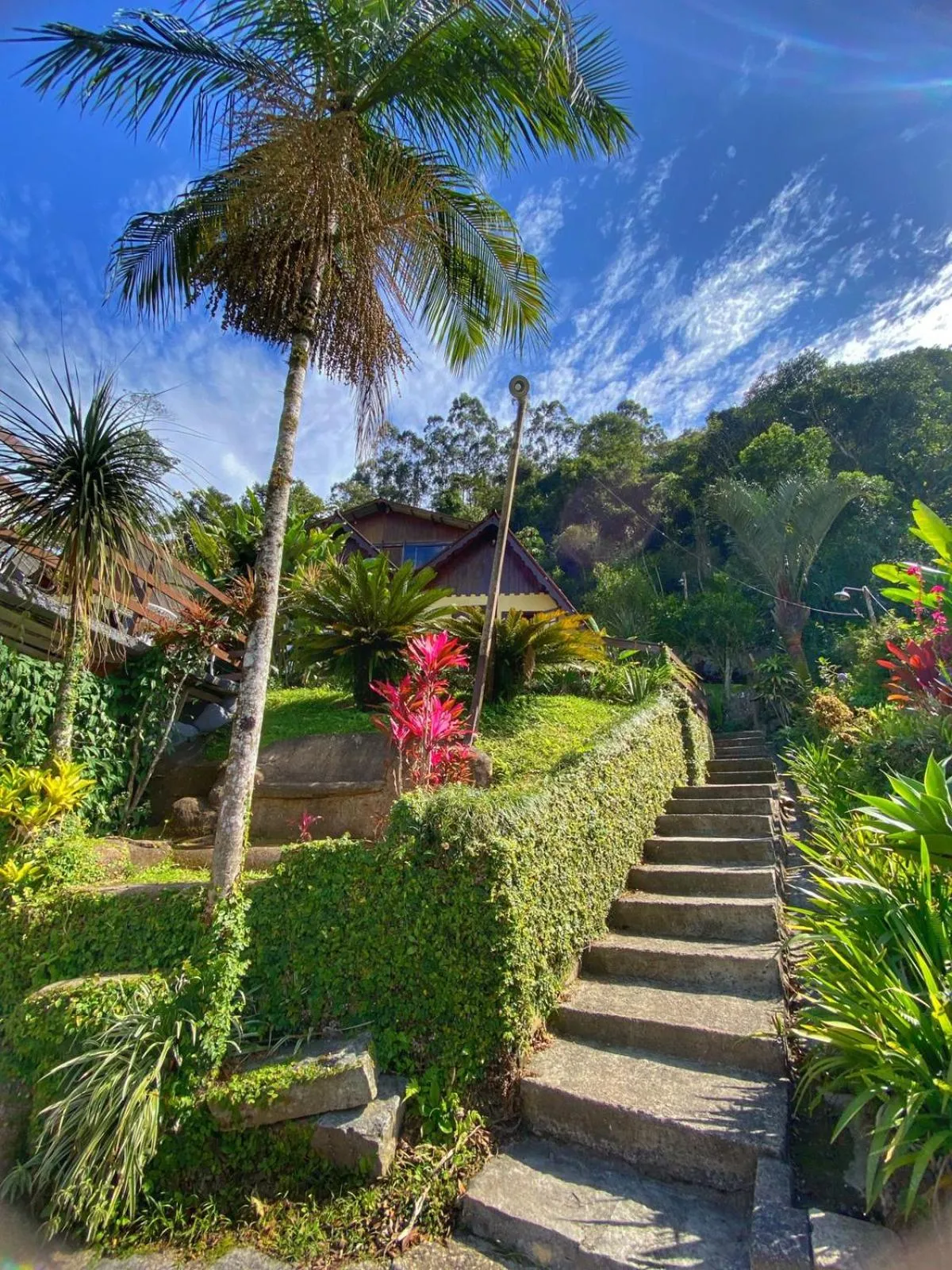 Garden in Pousada Colibri Serrano