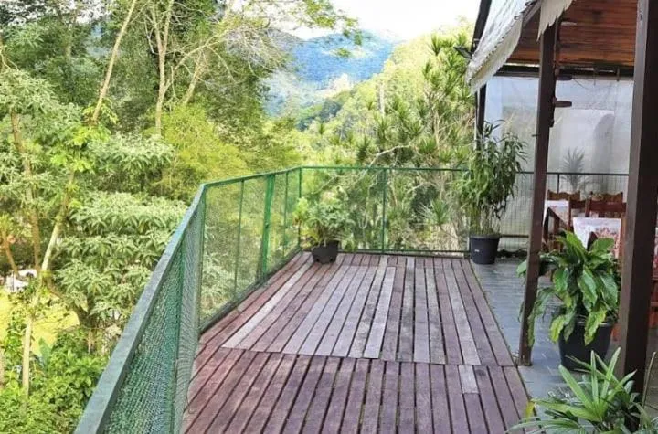 Balcony/Terrace in Pousada Colibri Serrano