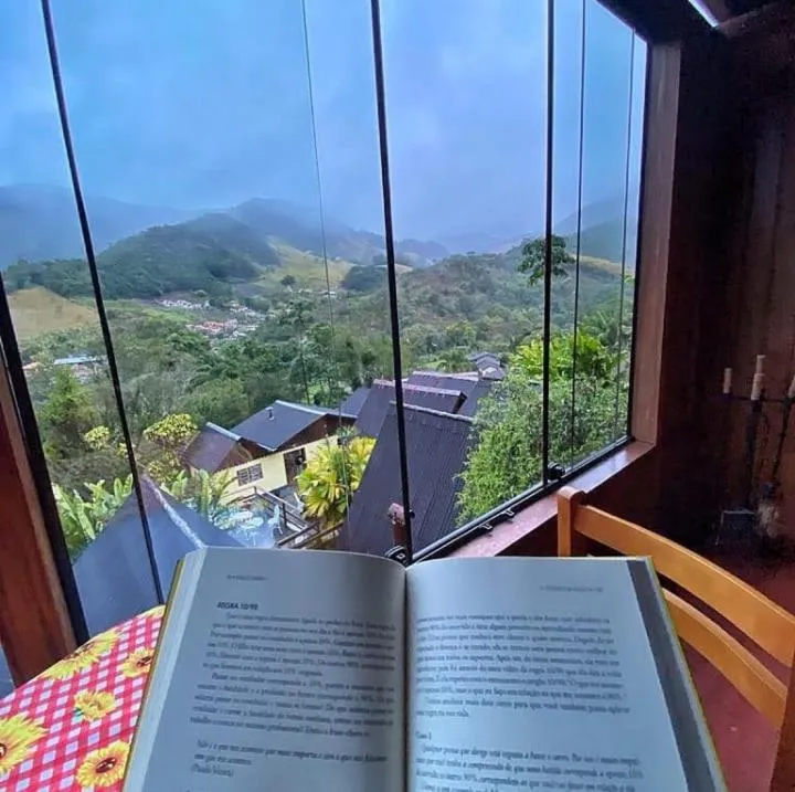 Balcony/Terrace in Pousada Colibri Serrano