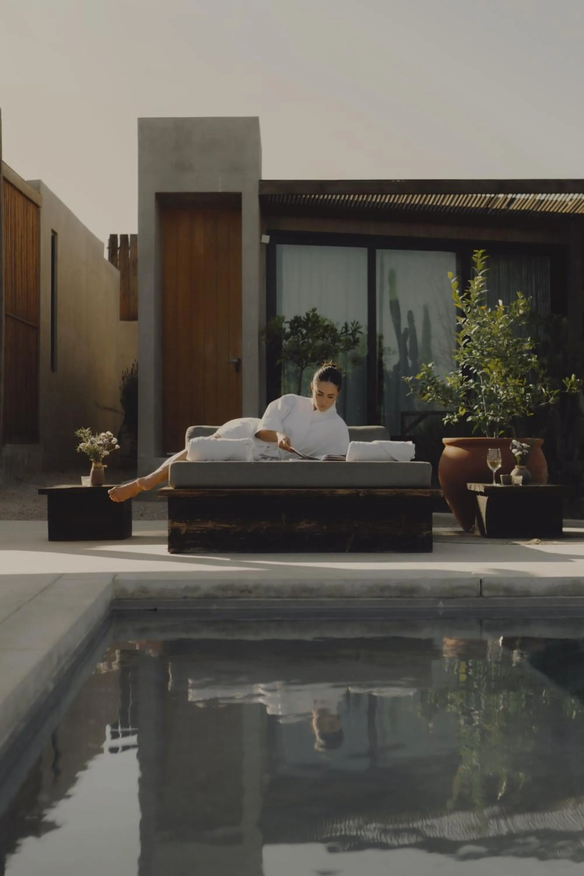 Swimming pool in Casa Michaus Valle de Guadalupe