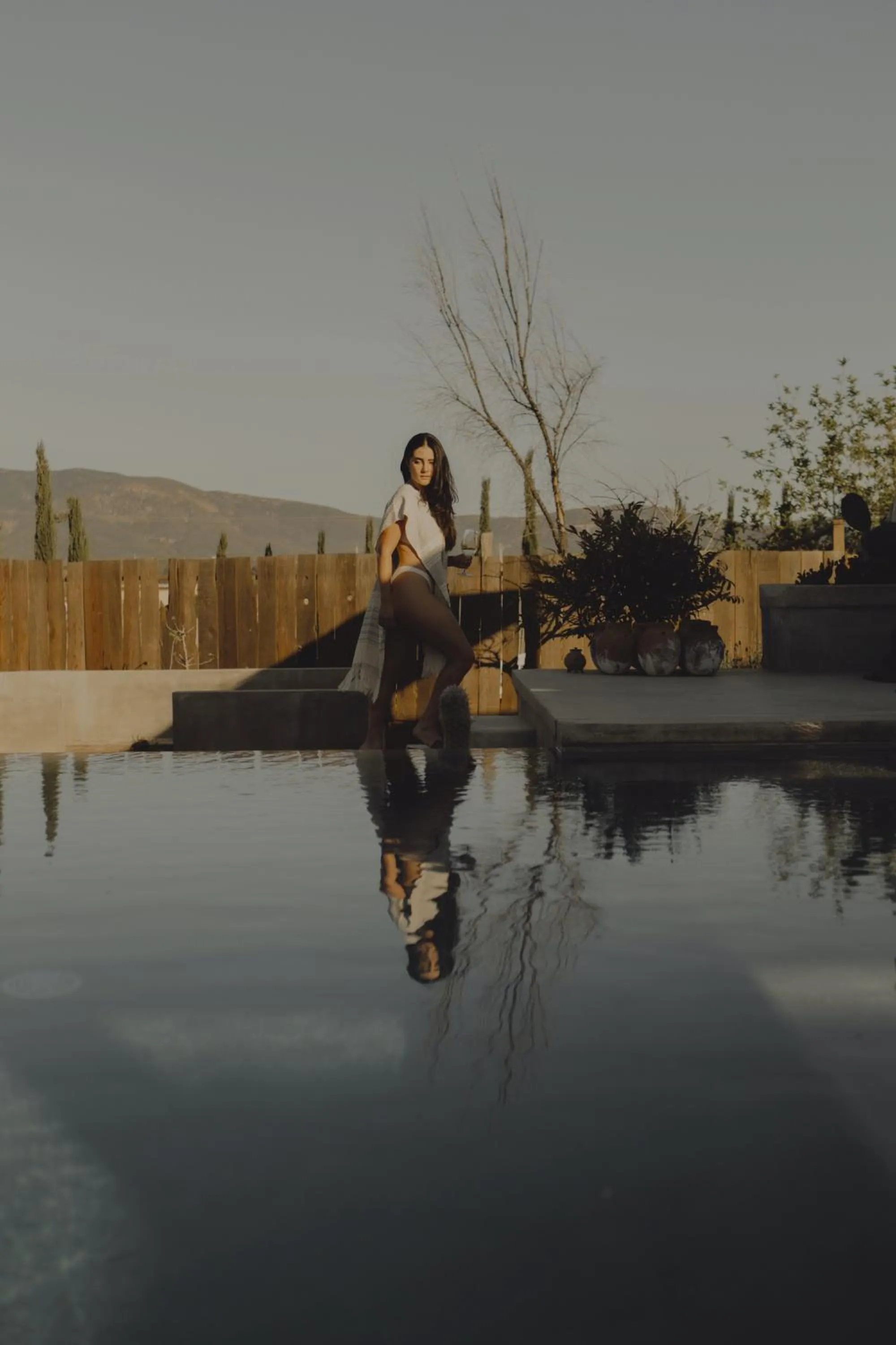 Swimming pool in Casa Michaus Valle de Guadalupe