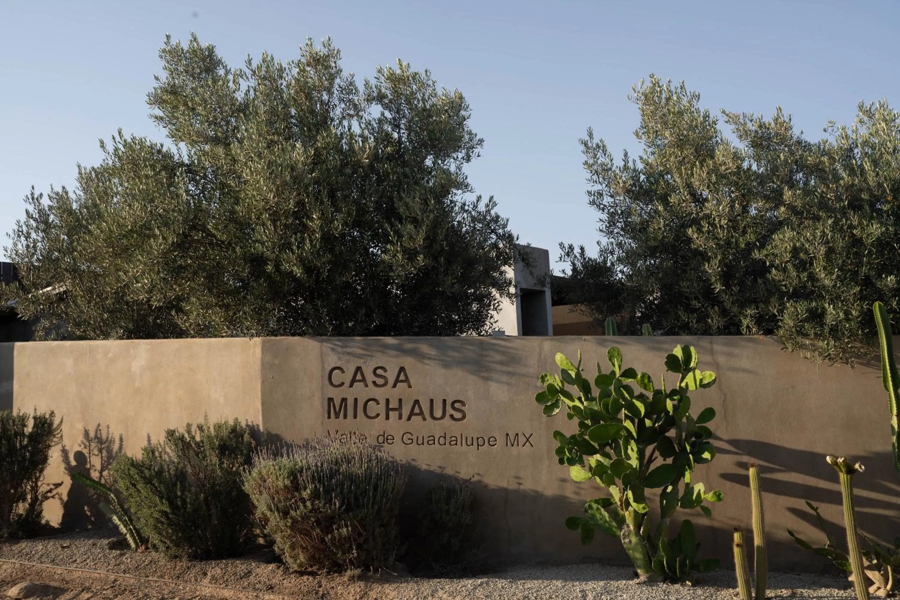 Facade/entrance in Casa Michaus Valle de Guadalupe