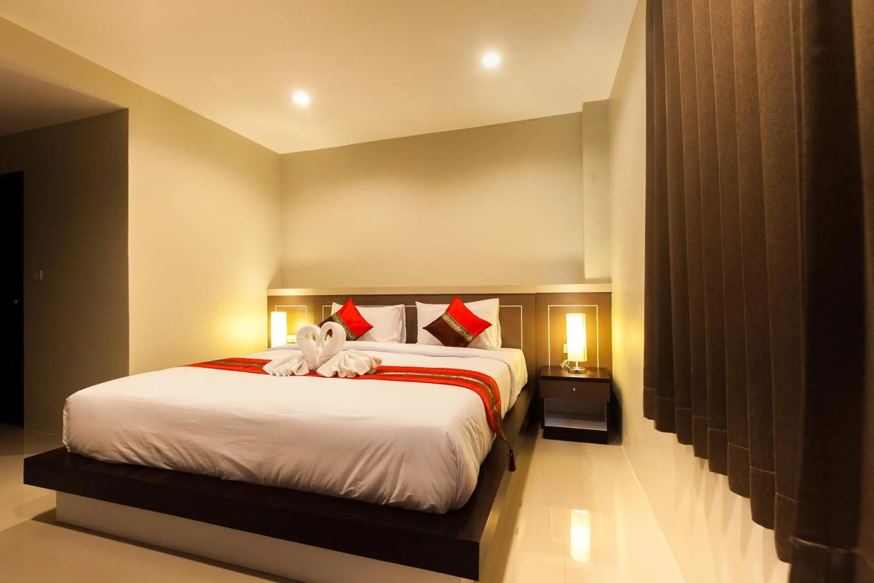 Bed in Pranee Home Phang-nga Bed in Pranee Home Phang-nga