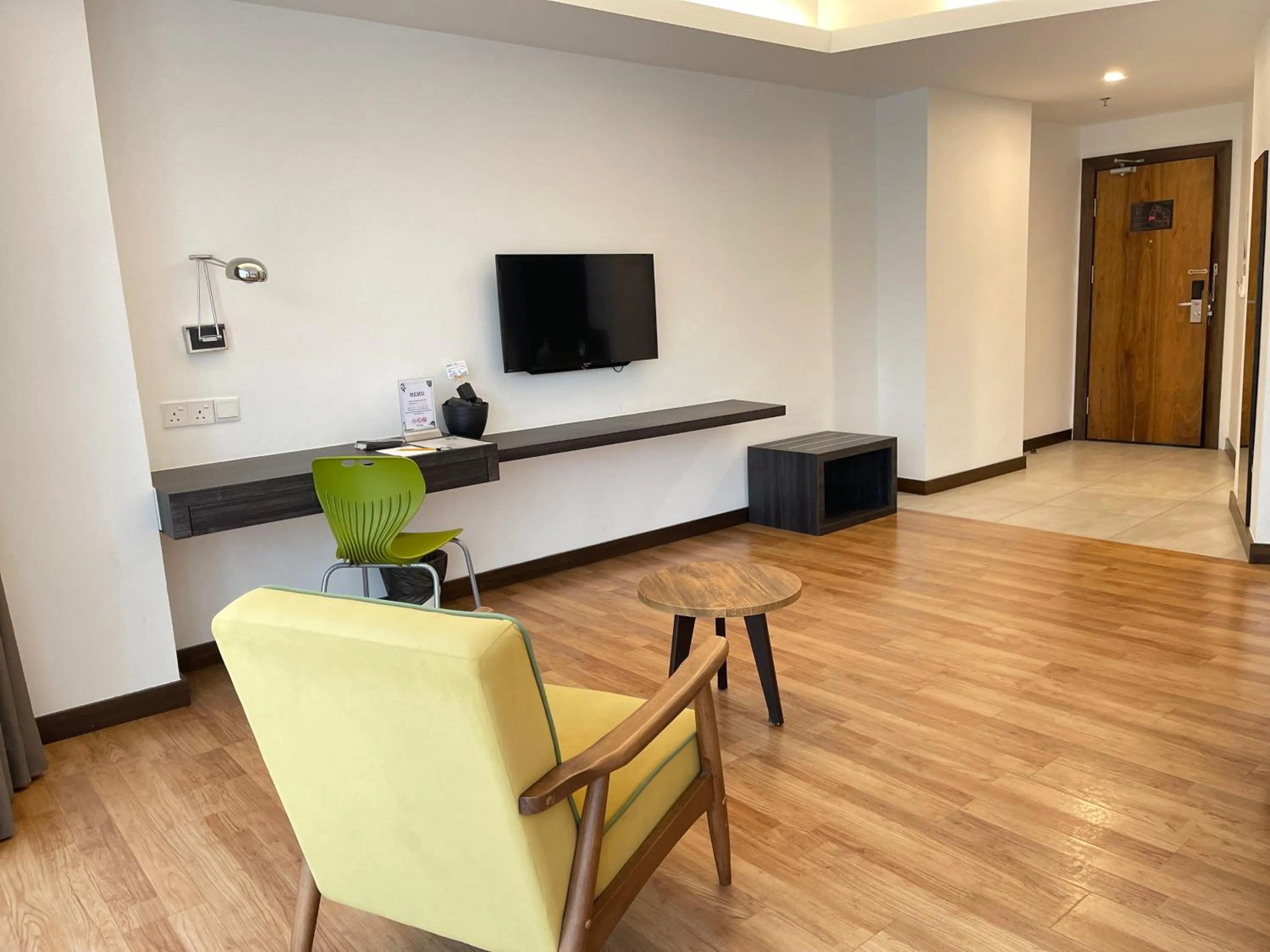 Seating area in Win Hotel