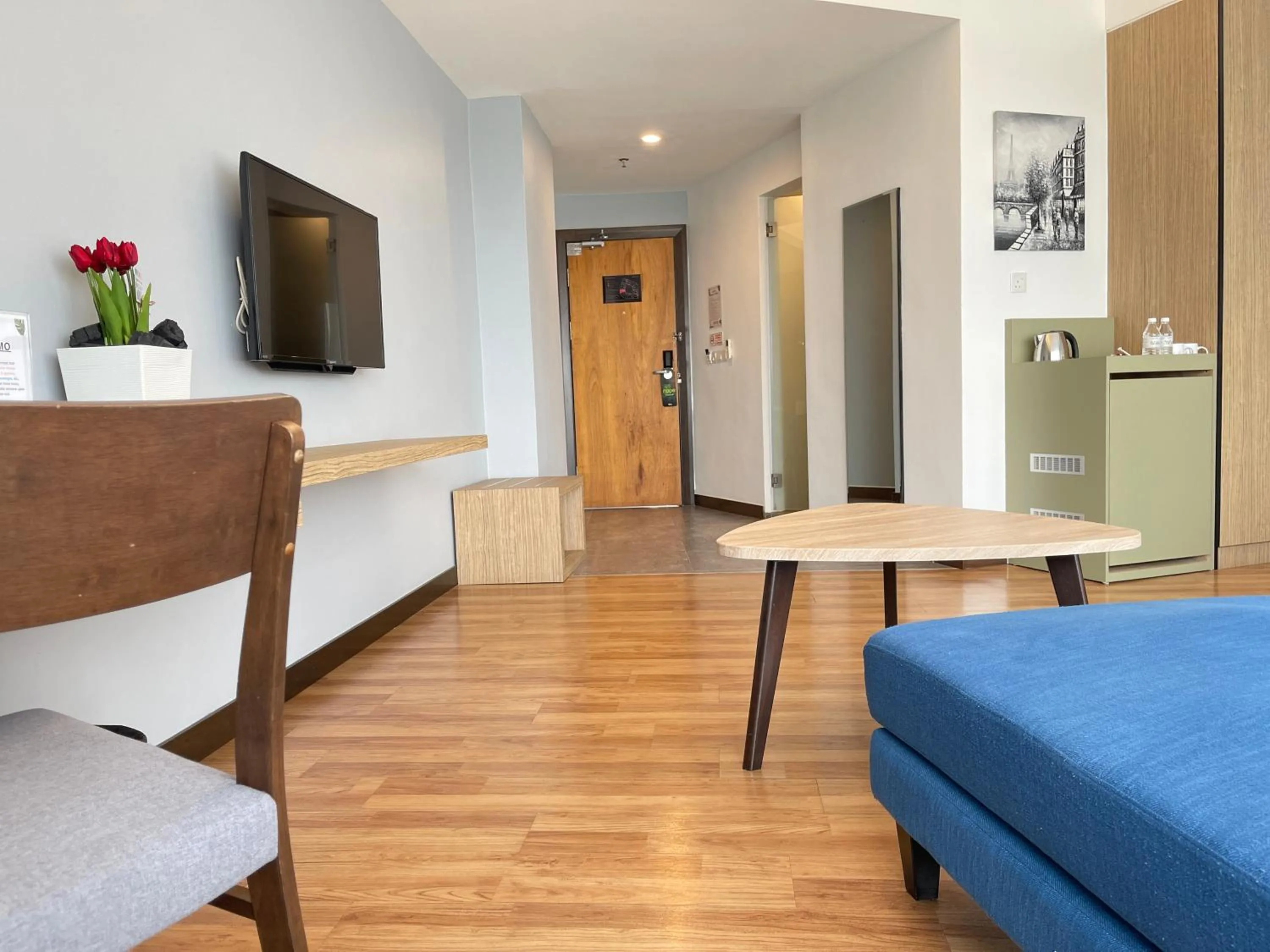 Seating area in Win Hotel