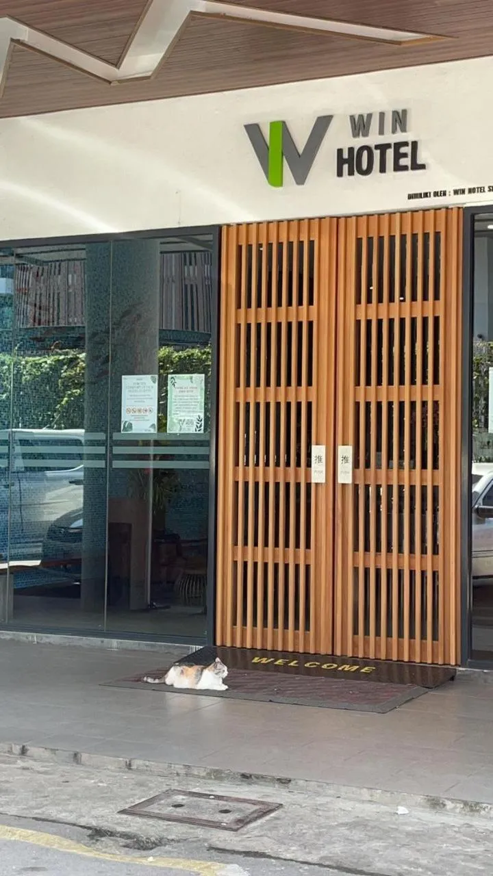 Facade/entrance in Win Hotel