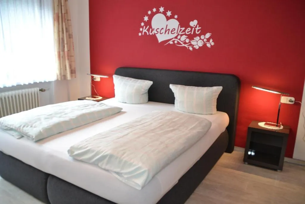 Bed in Landhotel Kunzental