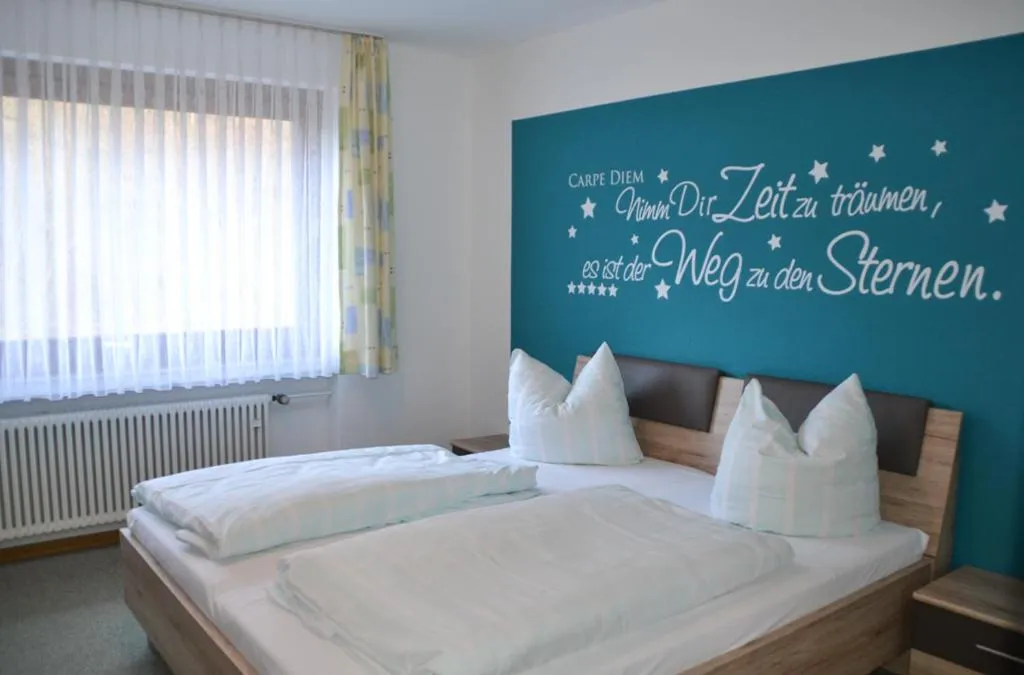 Bed in Landhotel Kunzental
