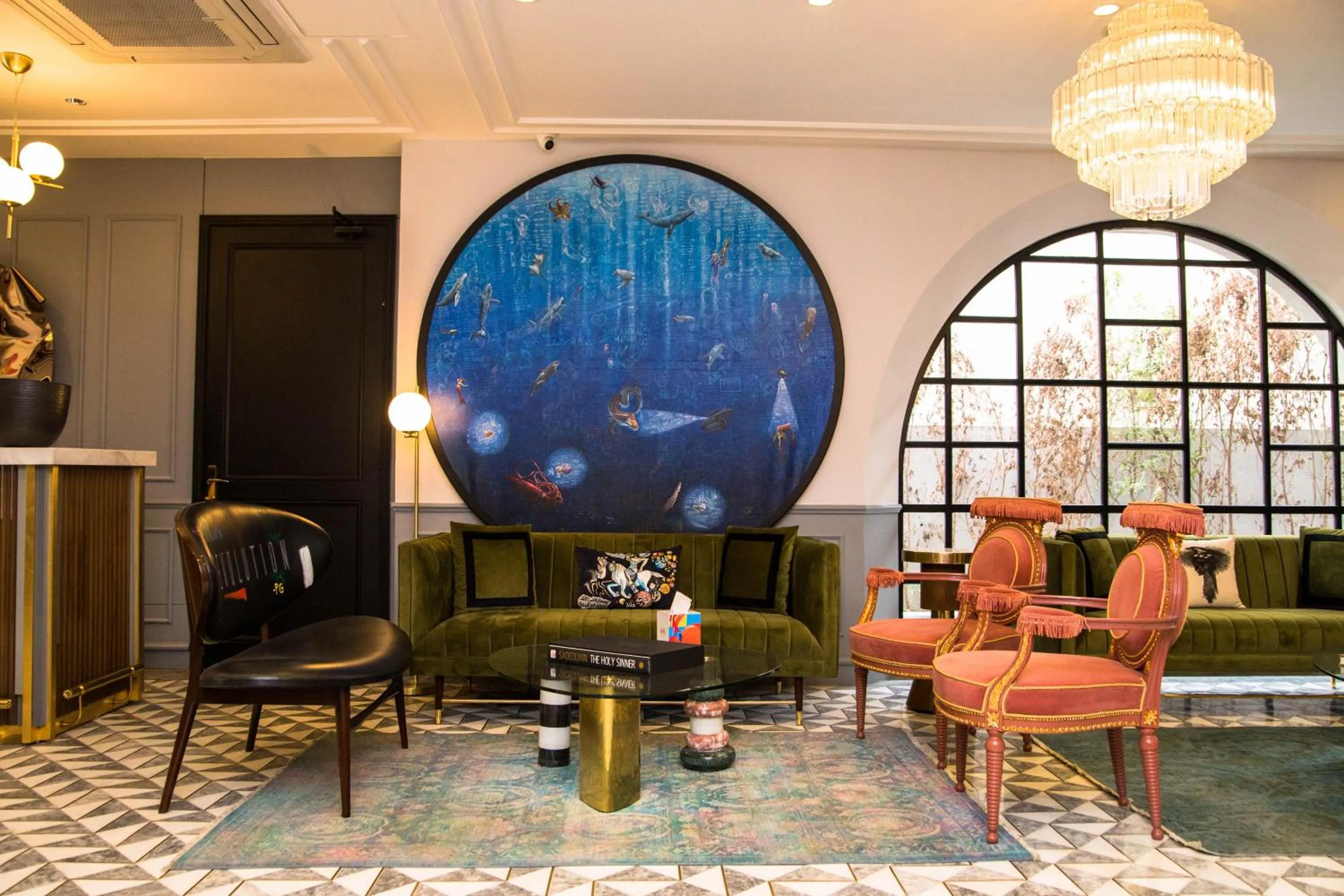 Lobby or reception in Ambiance Boutique Art Hotel Lahore