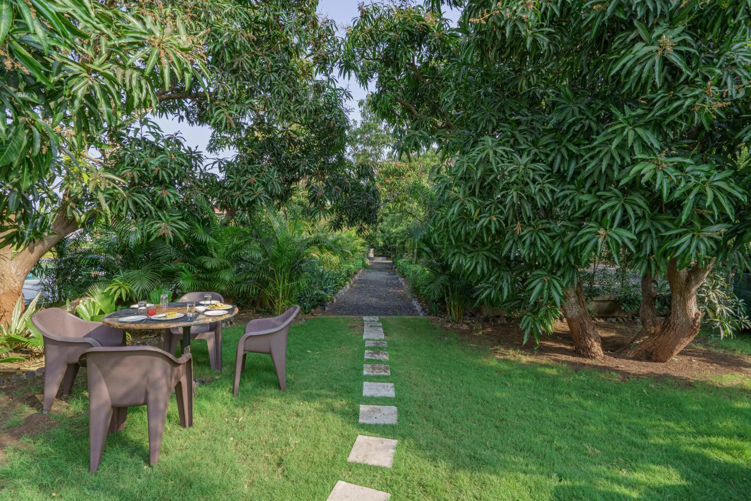 Garden view in Sterling Gir