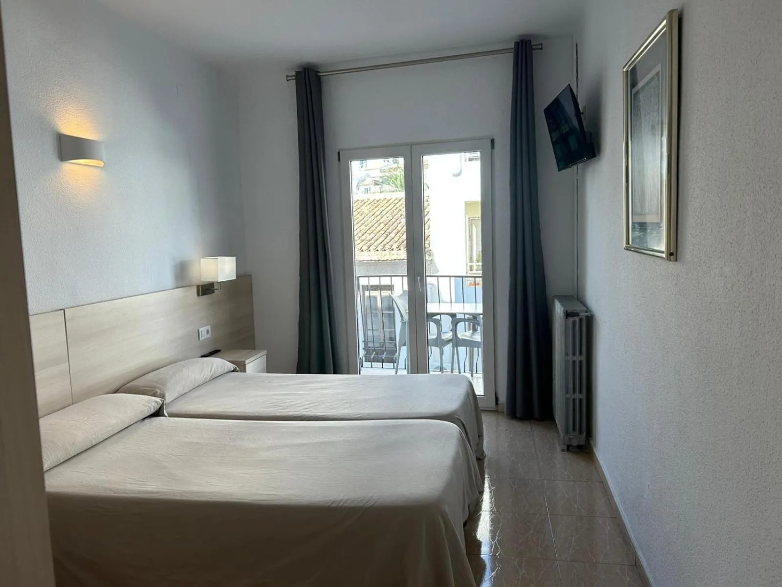 Bed in Hotel San Miguel