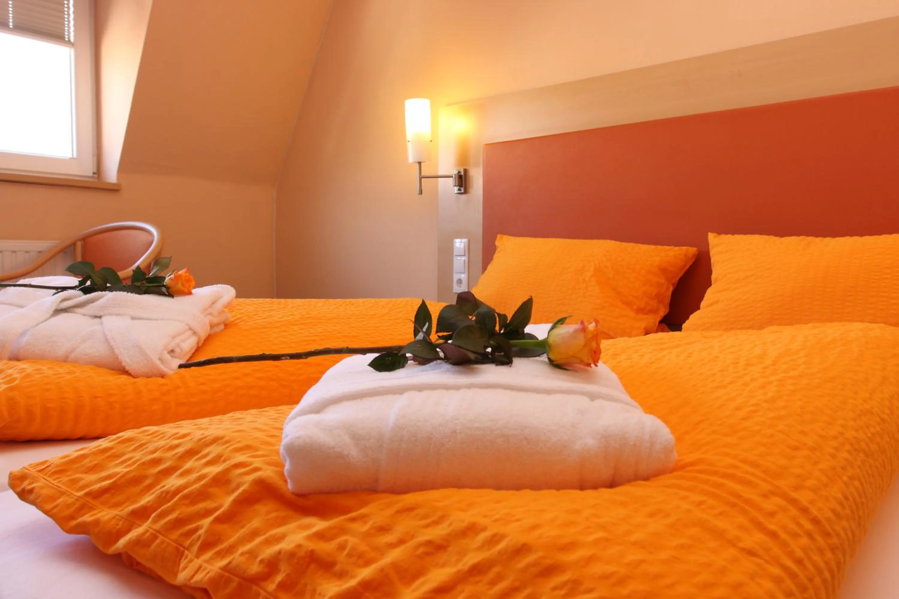 Bed in Hotel Linde Pfalz