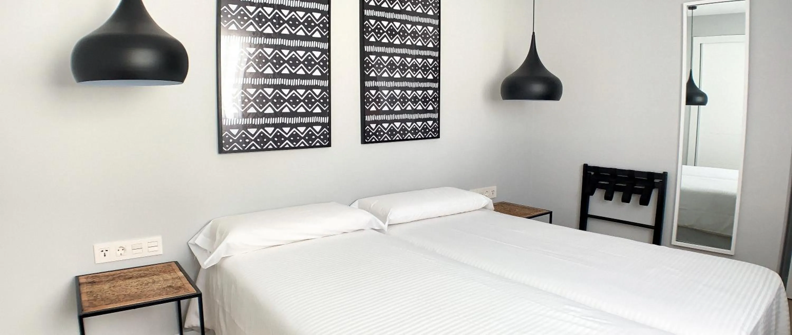 Bedroom, Bed in Sea to Sky Suites - Mijas Pueblo