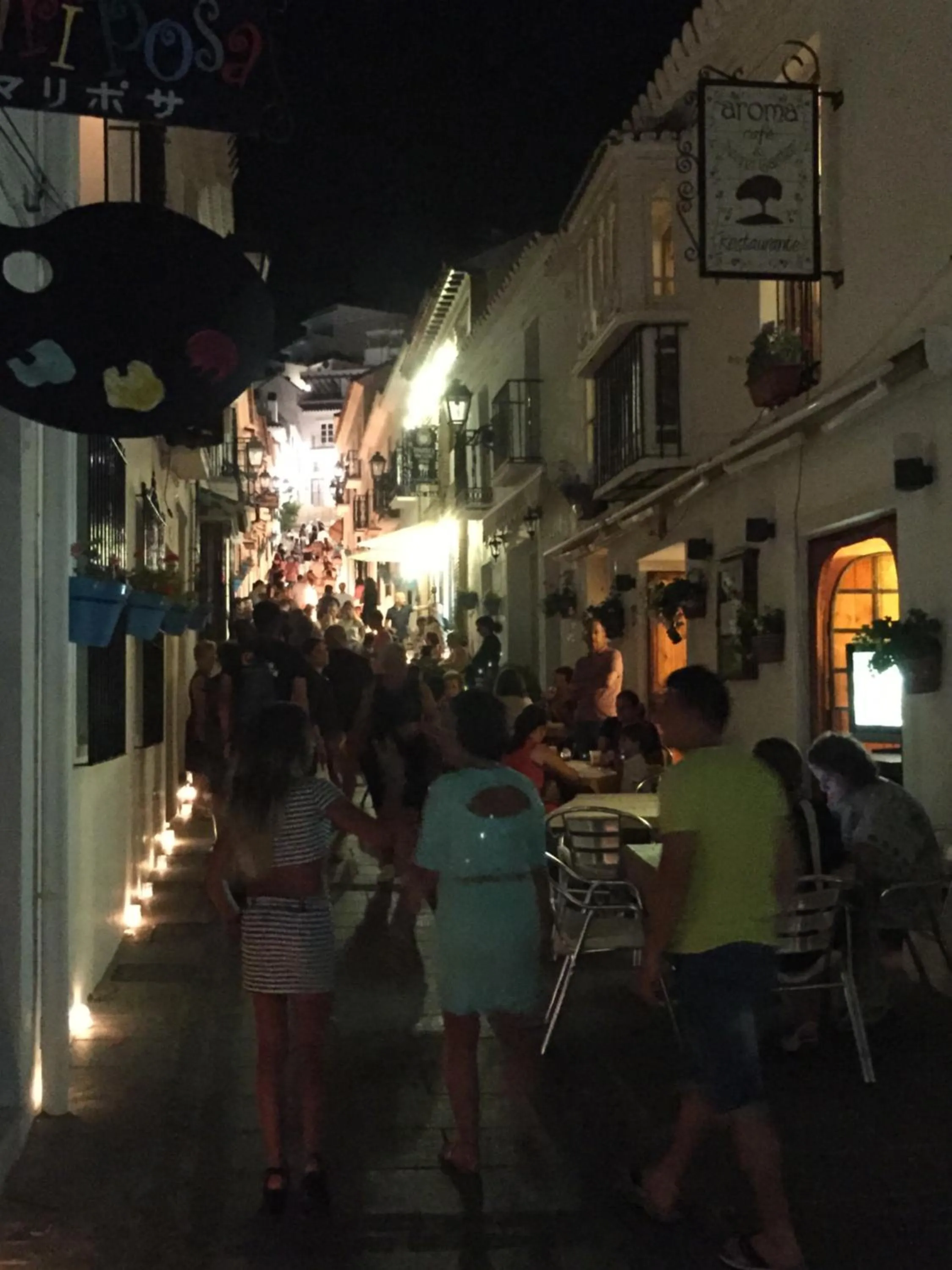 Evening entertainment in Sea to Sky Suites - Mijas Pueblo