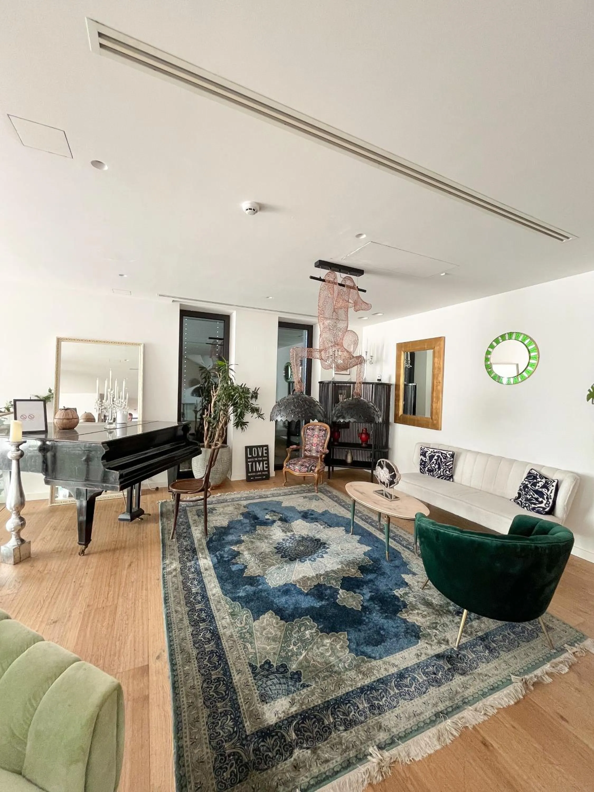 Seating area in The Babe Boutique Hotel