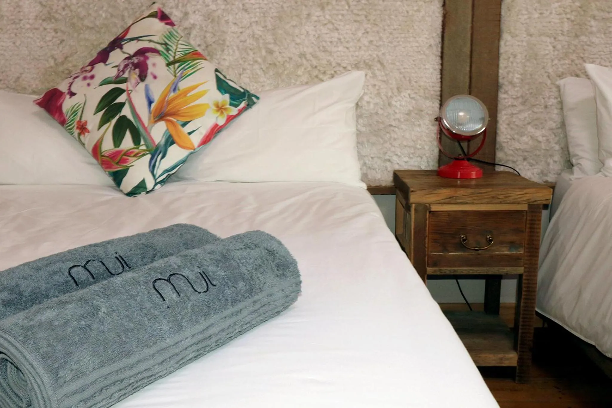 Decorative detail, Bed in THE PLACE Muizenberg