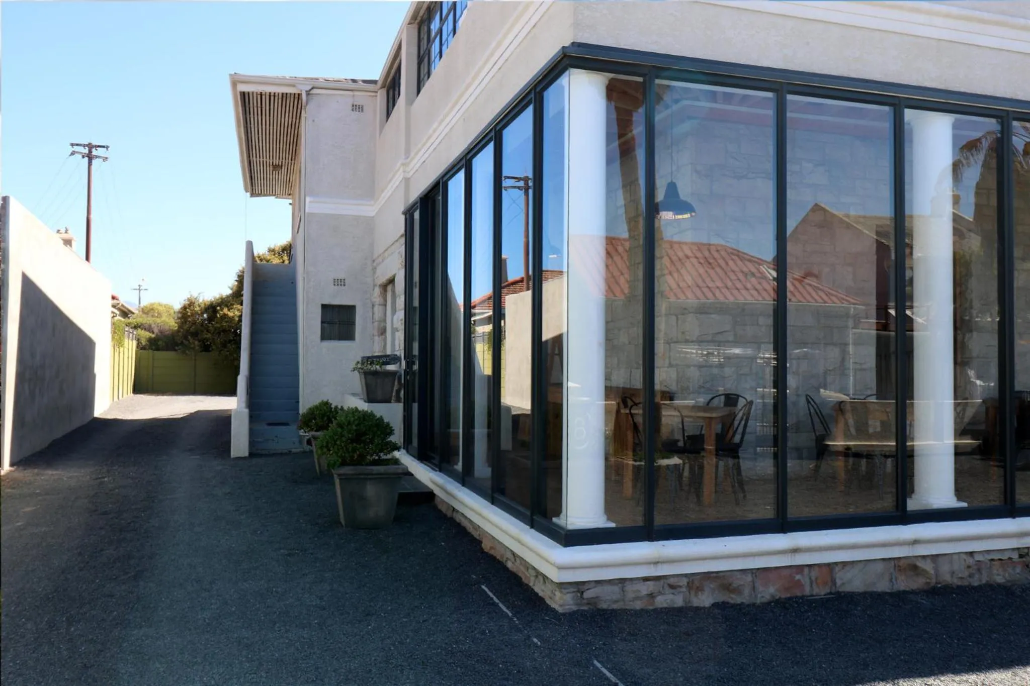 Facade/entrance in THE PLACE Muizenberg