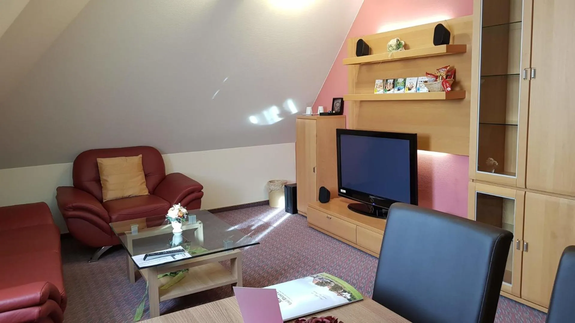 TV and multimedia in Hotel Rhöner Land Garni - Bed & Breakfast