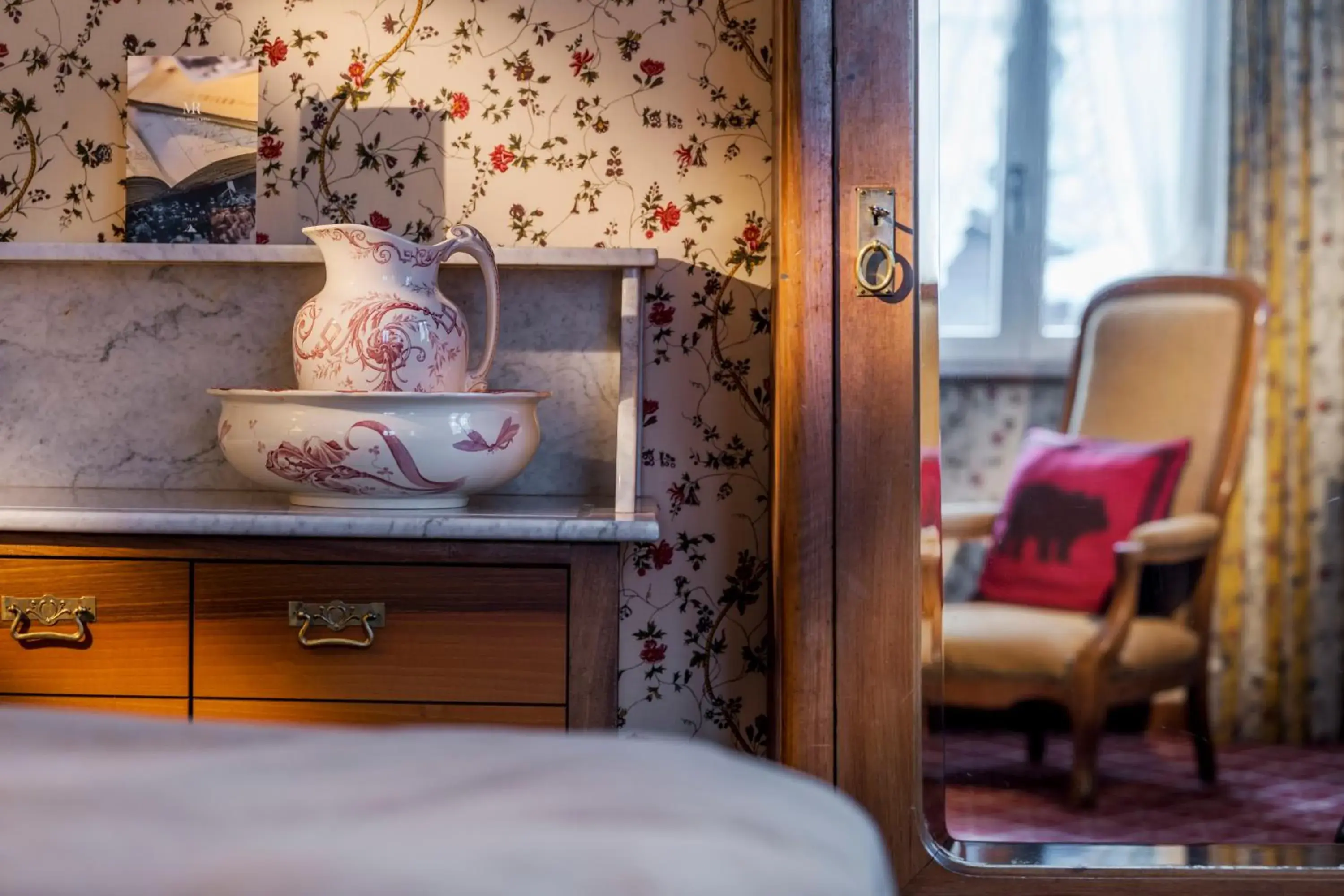 Decorative detail, Bed in Monte Rosa Boutique Hotel Decorative detail, Bed in Monte Rosa Boutique Hotel