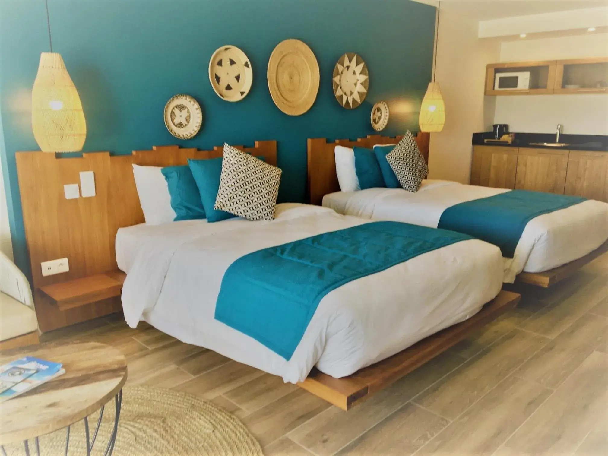 Bed in Orient Beach Hotel Bed in Orient Beach Hotel