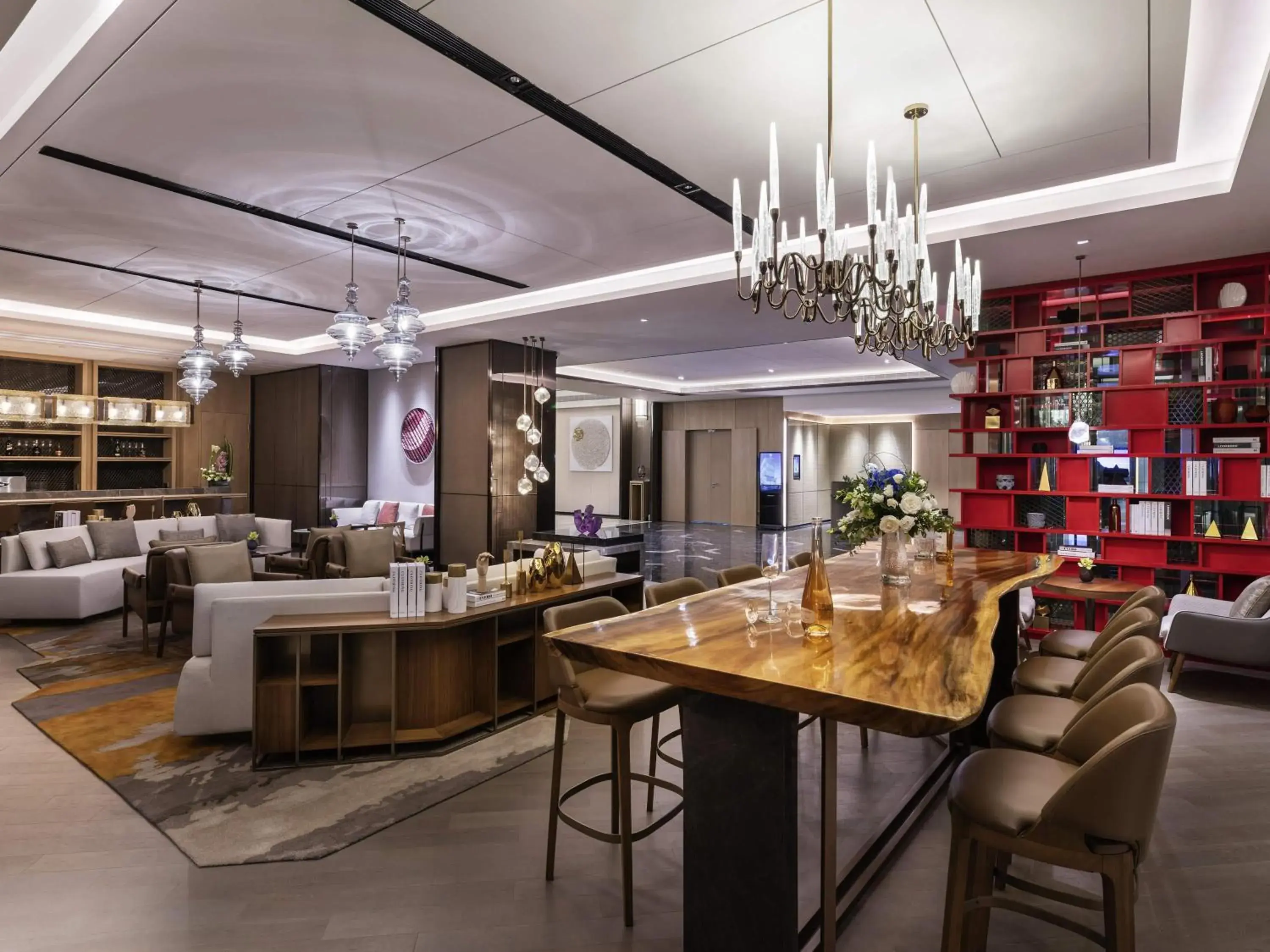 Lounge or bar in Grand Mercure Shanghai Lingang Lounge or bar in Grand Mercure Shanghai Lingang