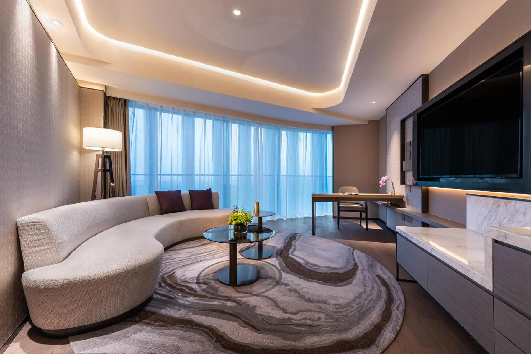 Living room in Grand Mercure Shanghai Lingang