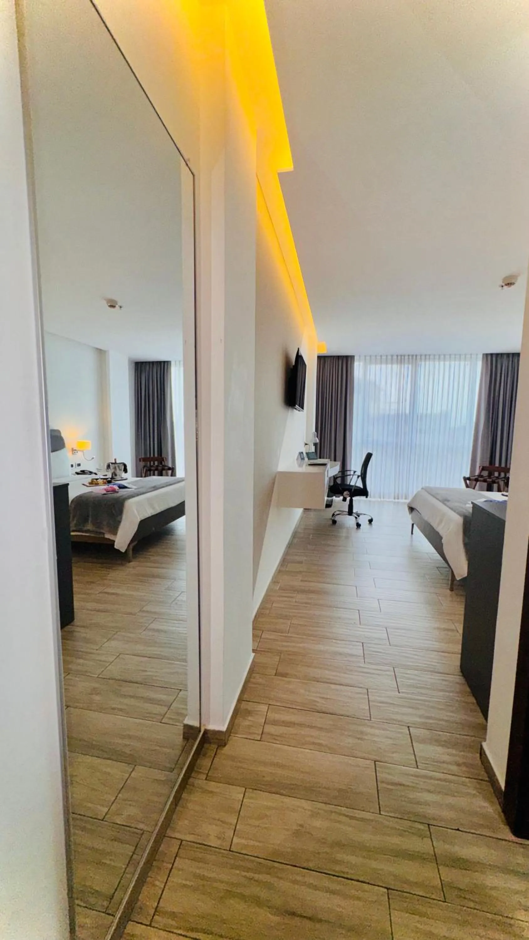 Decorative detail, Bed in Hotel Puerto Pacifico Guayaquil Airport