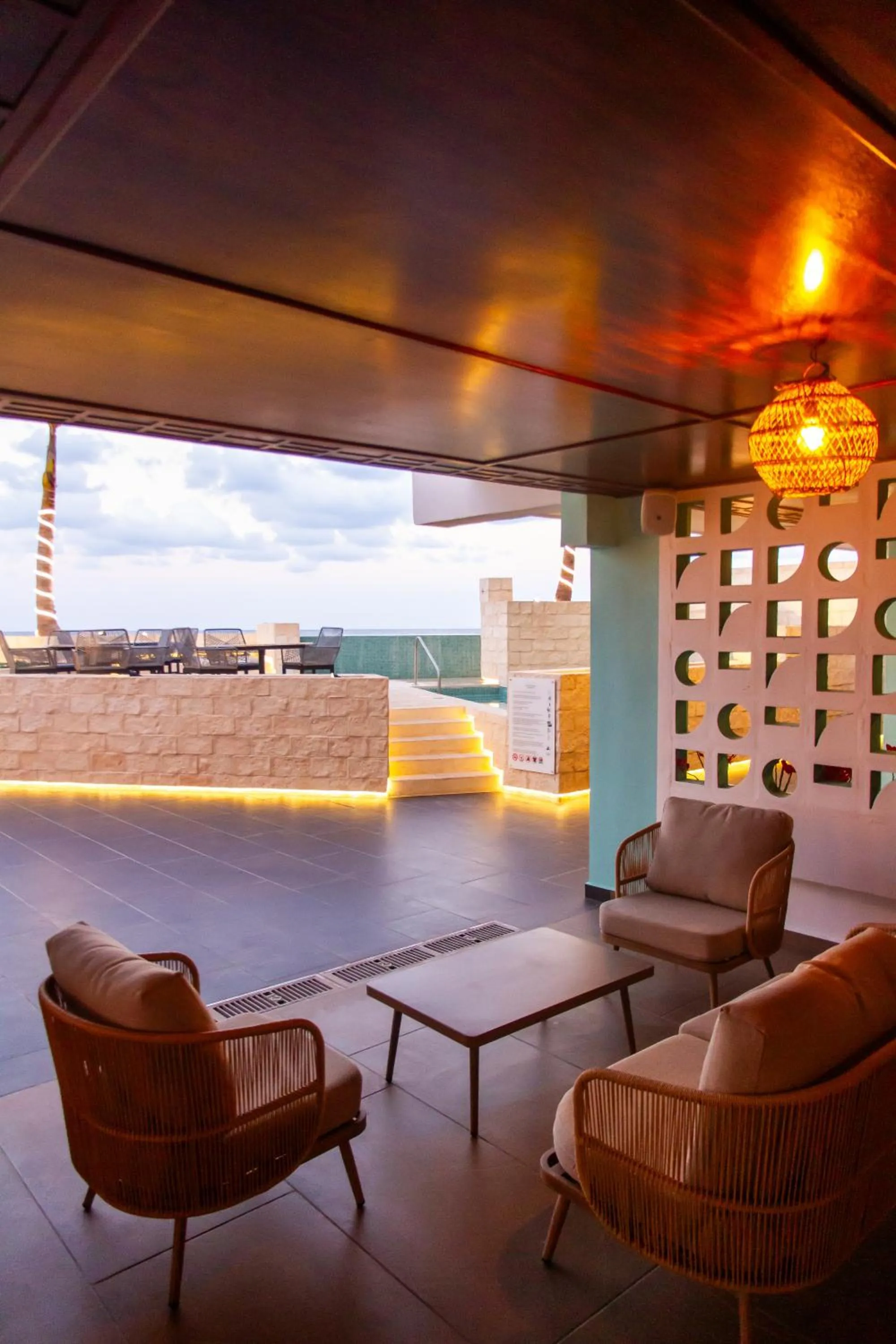 Living room in Ocean Drive Hotel