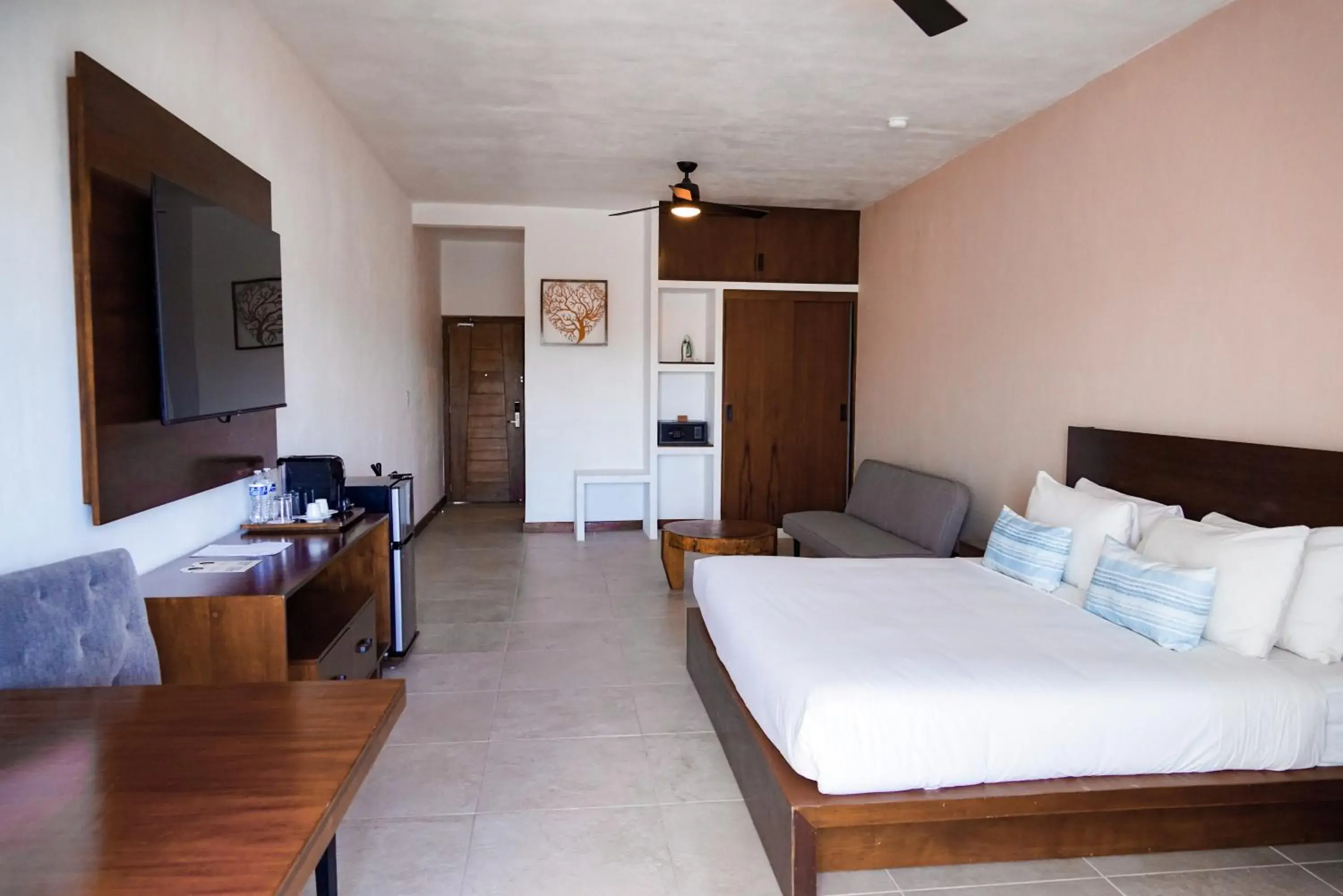 Bed in The Mint Resort Isla Mujeres Bed in The Mint Resort Isla Mujeres