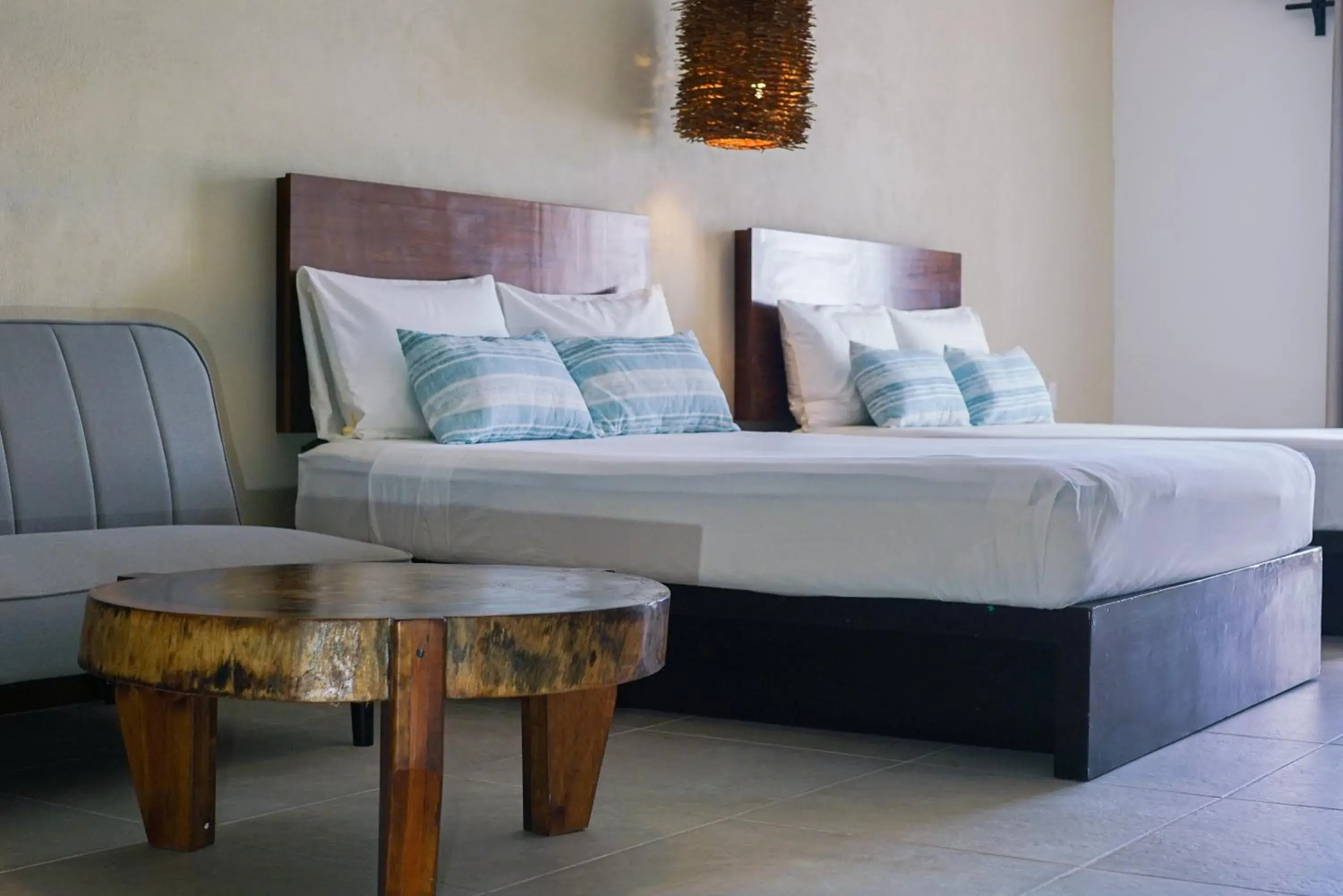 Bed in The Mint Resort Isla Mujeres Bed in The Mint Resort Isla Mujeres