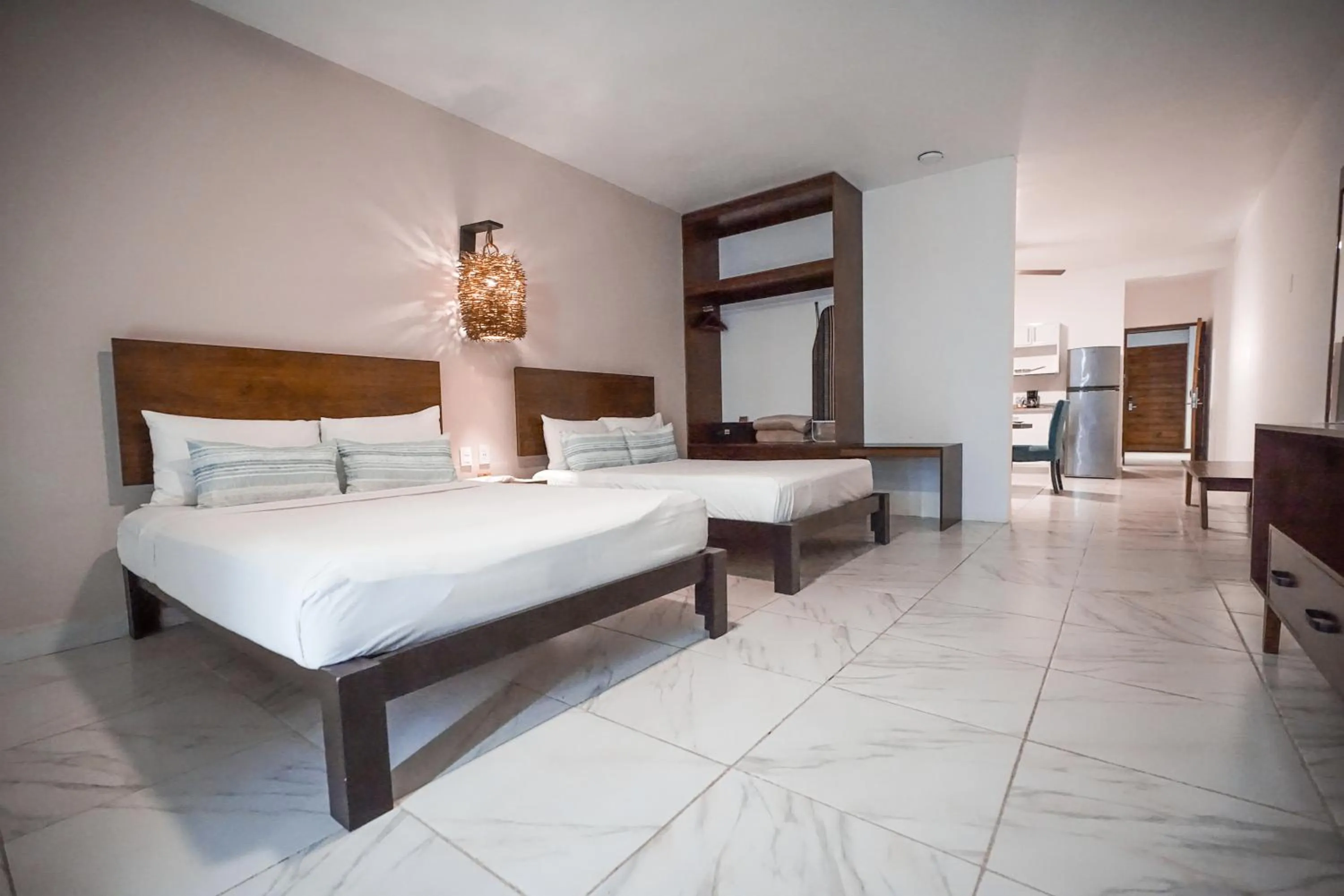 Bed in The Mint Resort Isla Mujeres