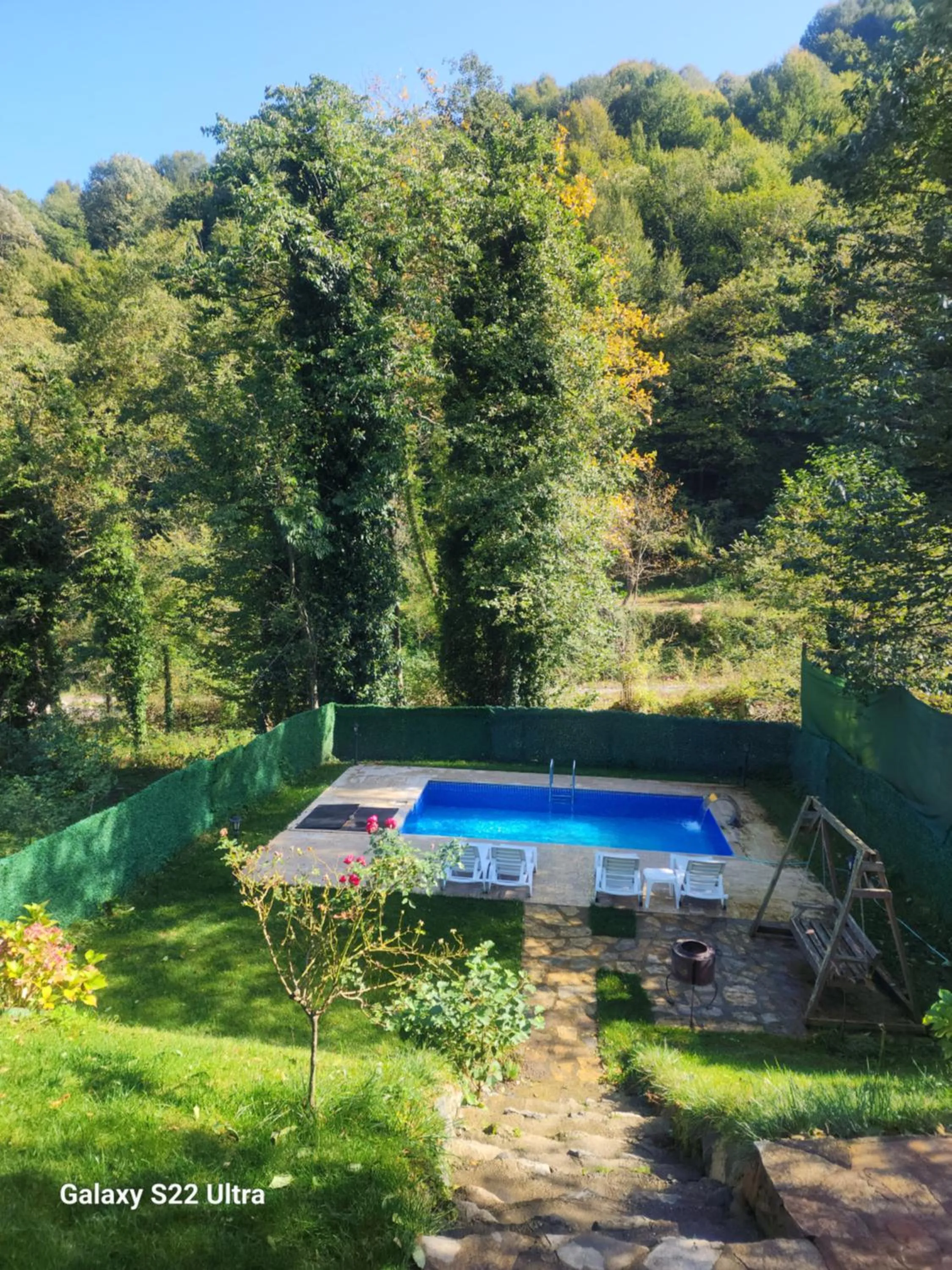 Garden view in Sapanca Çağlayan Bungalow