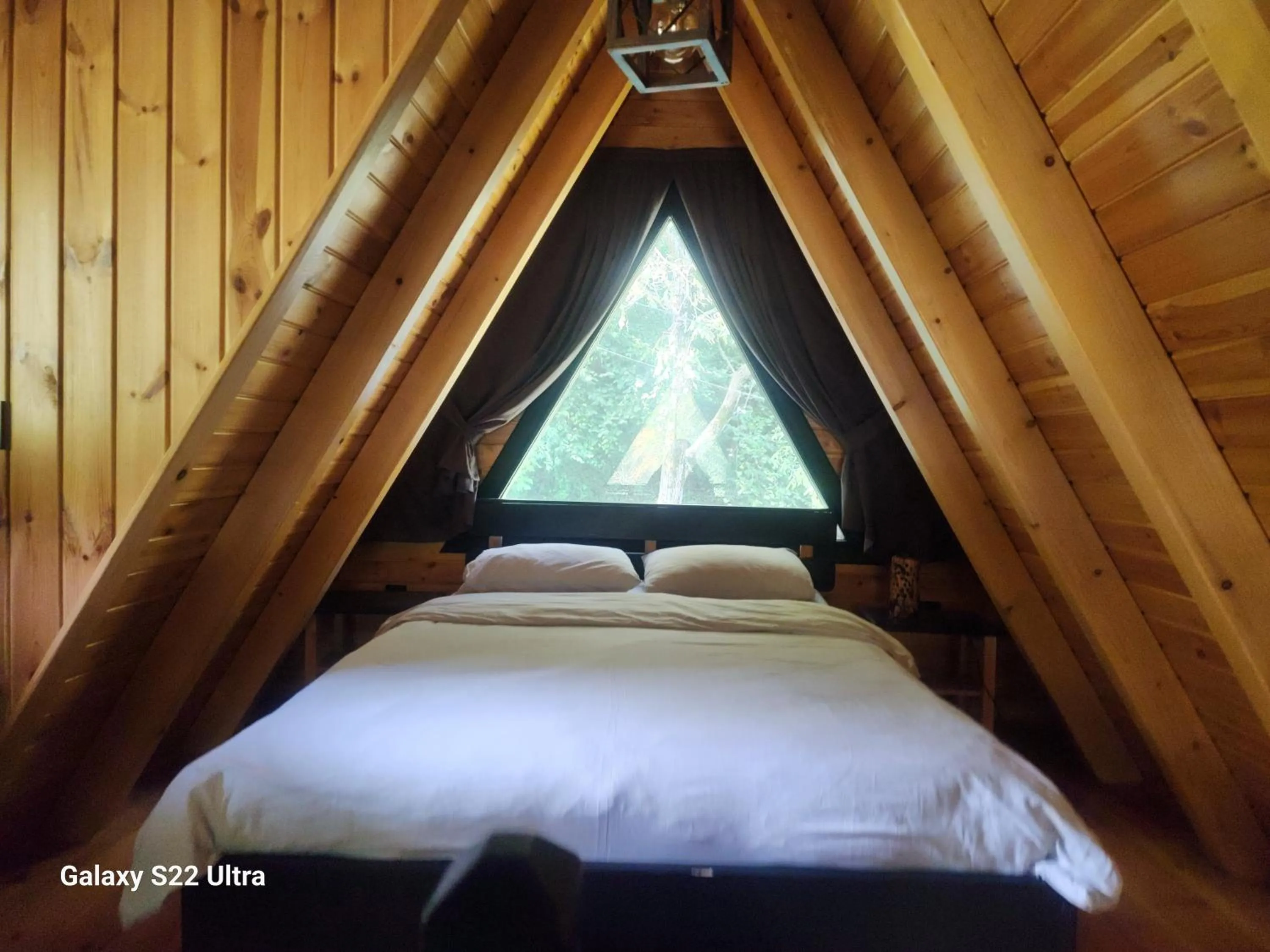 Bed in Sapanca Çağlayan Bungalow