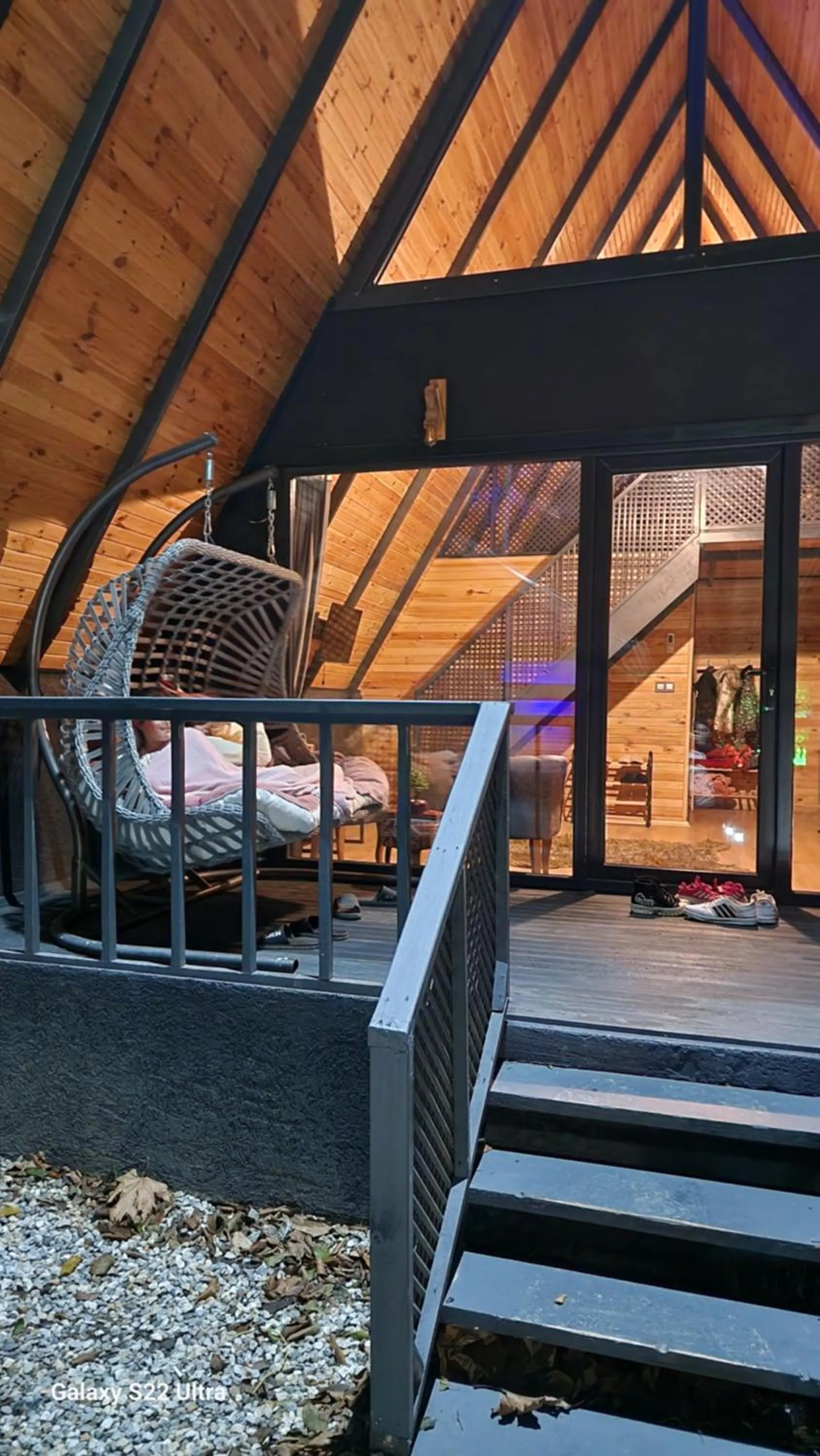 Bed in Sapanca Çağlayan Bungalow