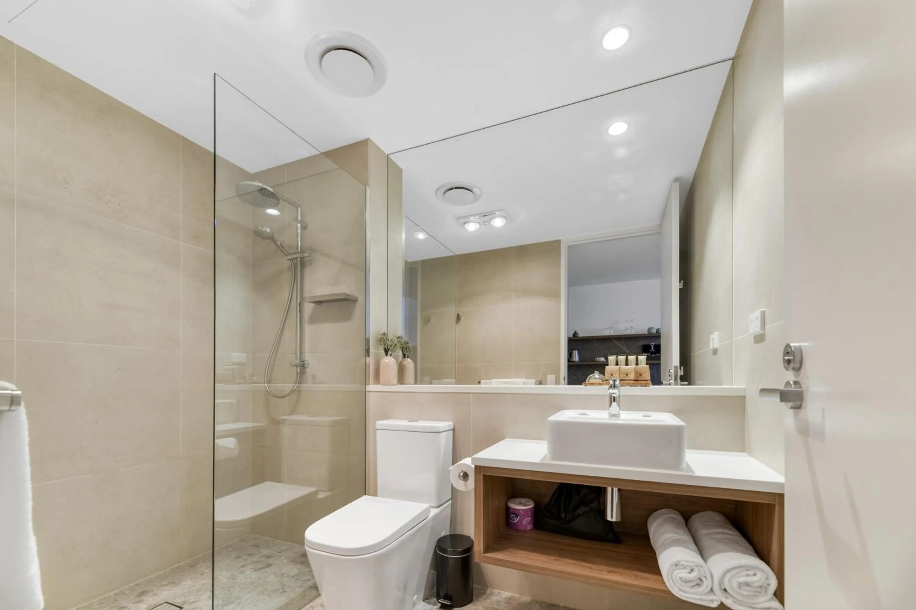 Shower in The Remington Orange