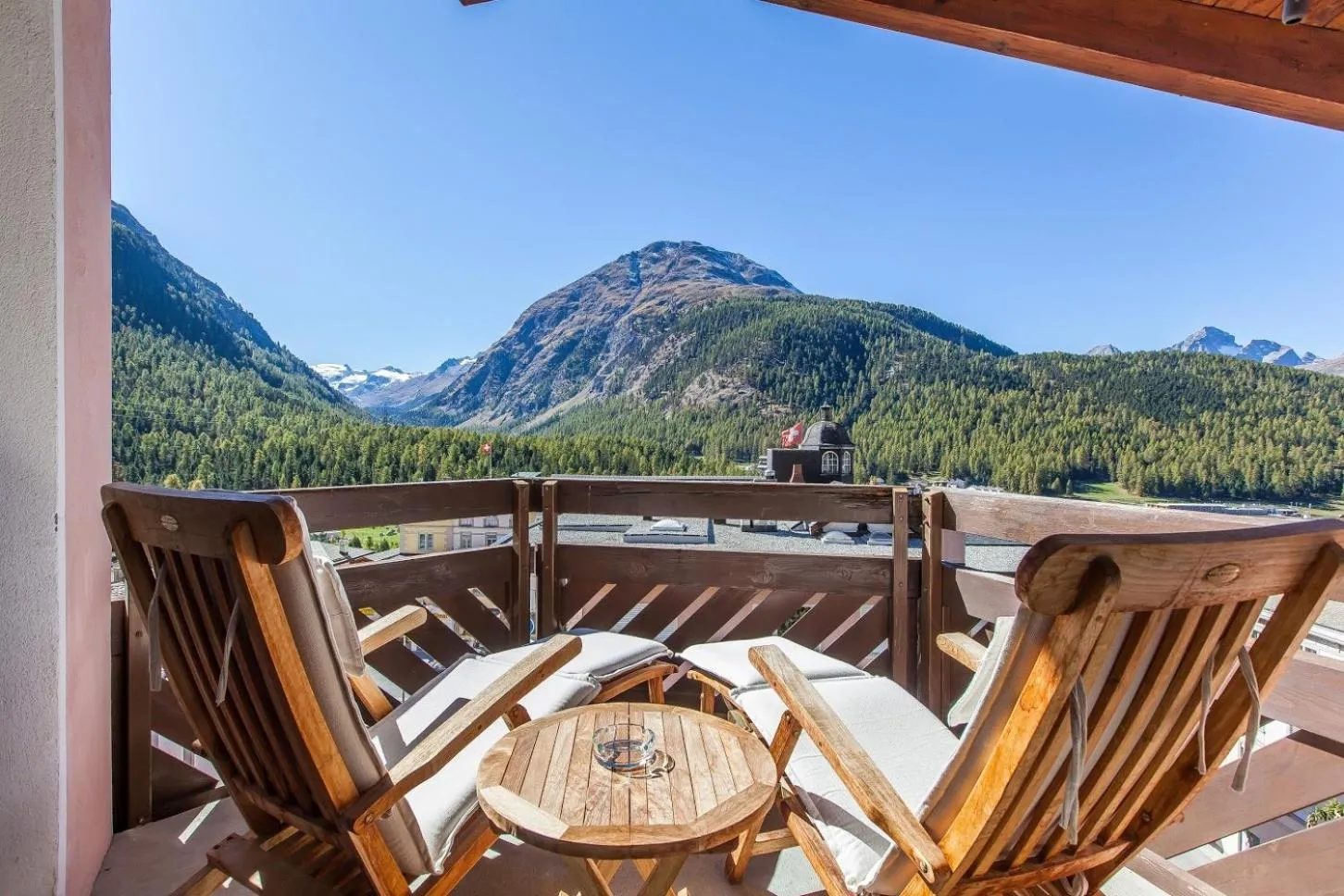Balcony/Terrace in Hotel Rosatsch