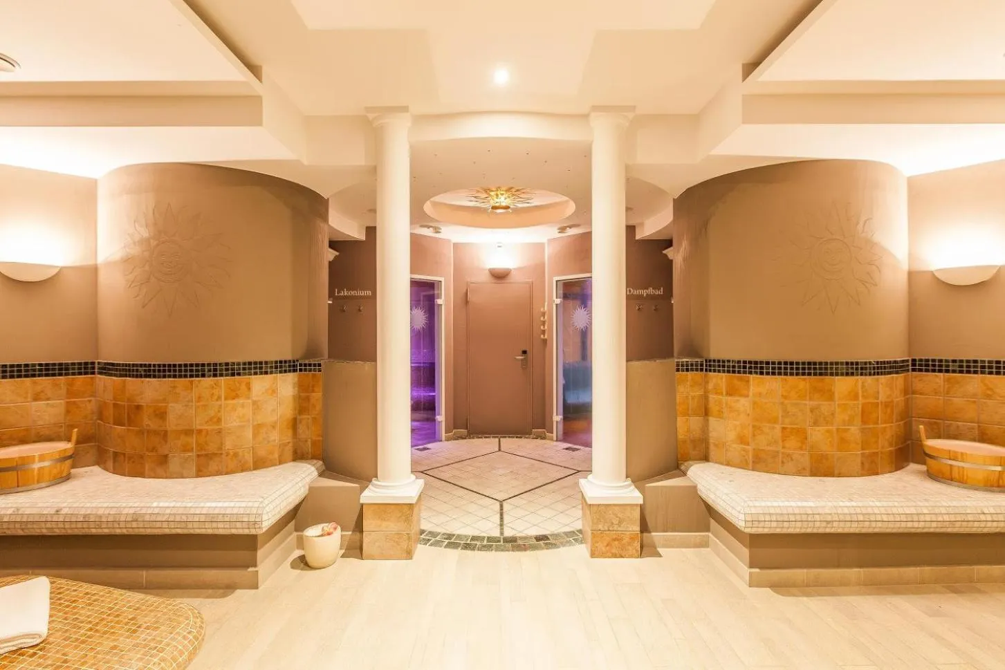 Spa and wellness centre/facilities in Hotel Rosatsch