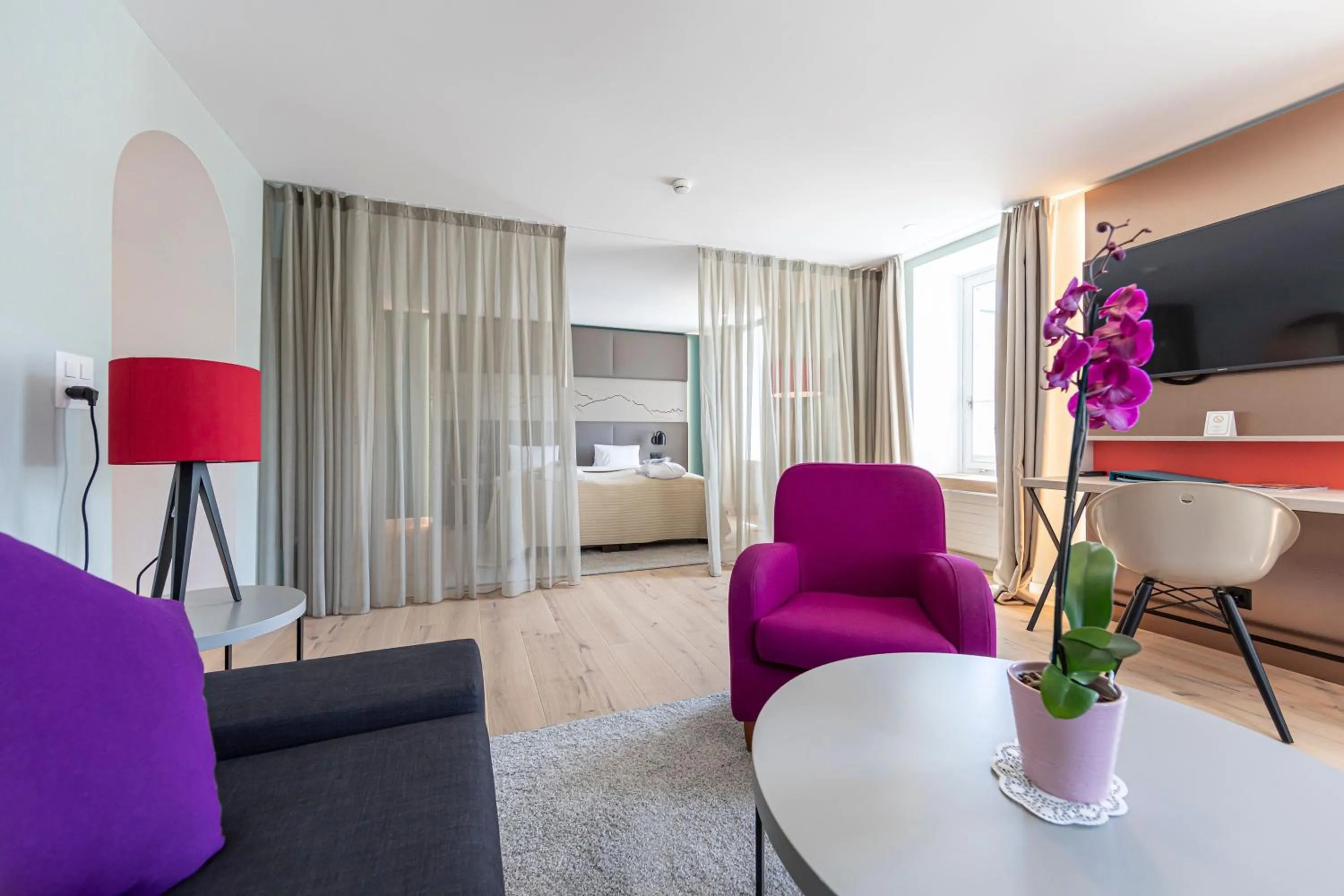 Living room in Hotel Rosatsch