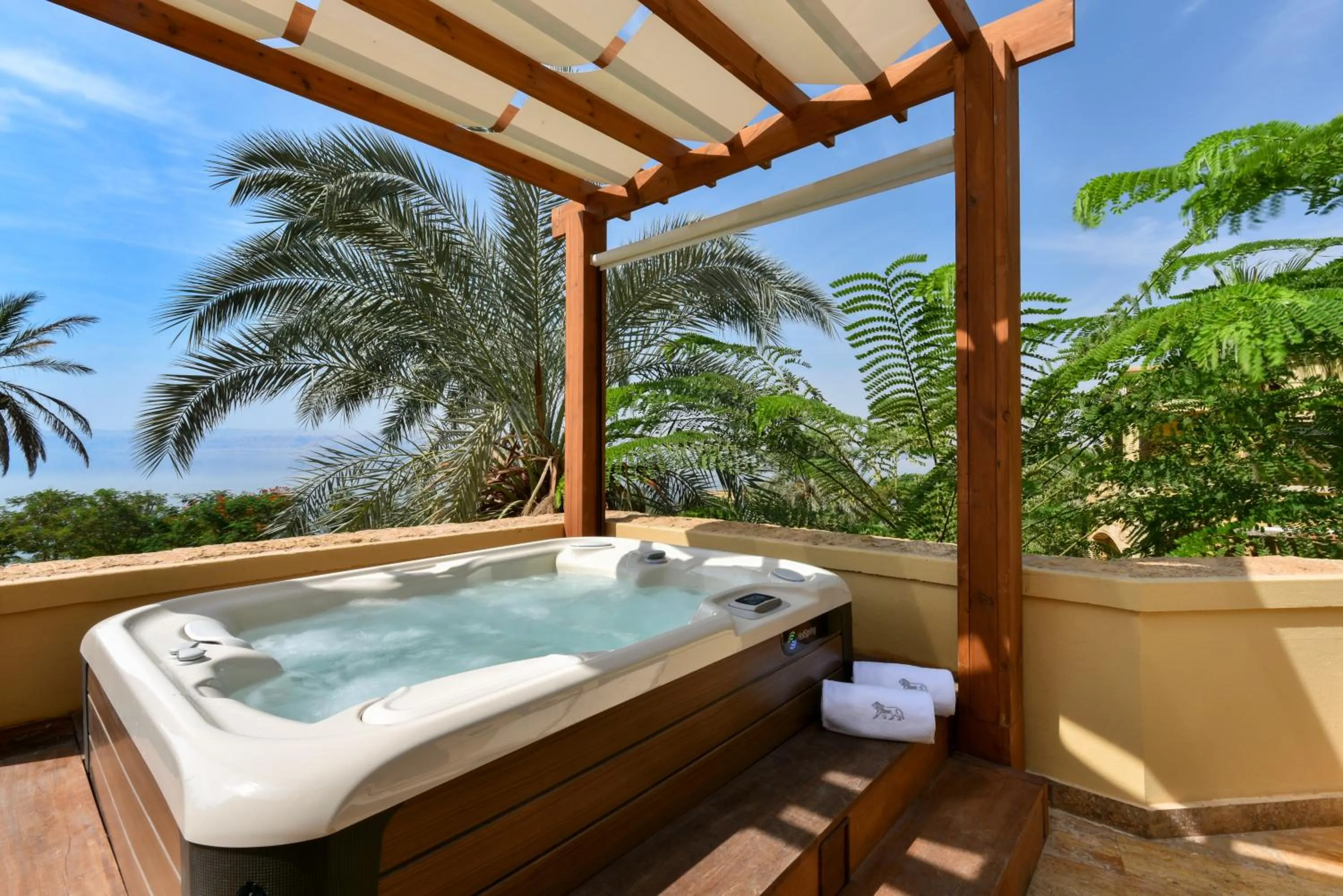 Balcony/Terrace in Kempinski Hotel Ishtar Dead Sea