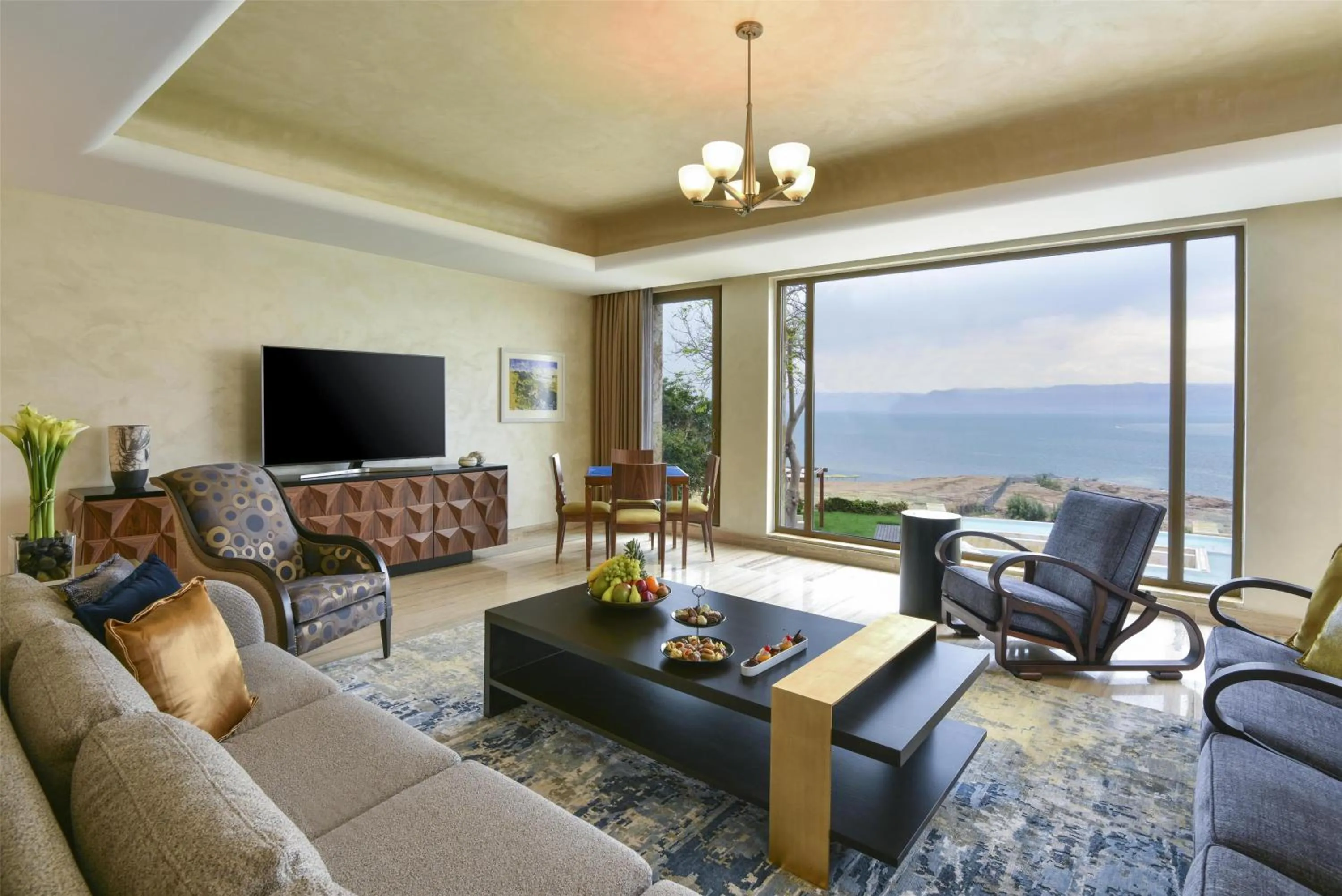 Living room in Kempinski Hotel Ishtar Dead Sea