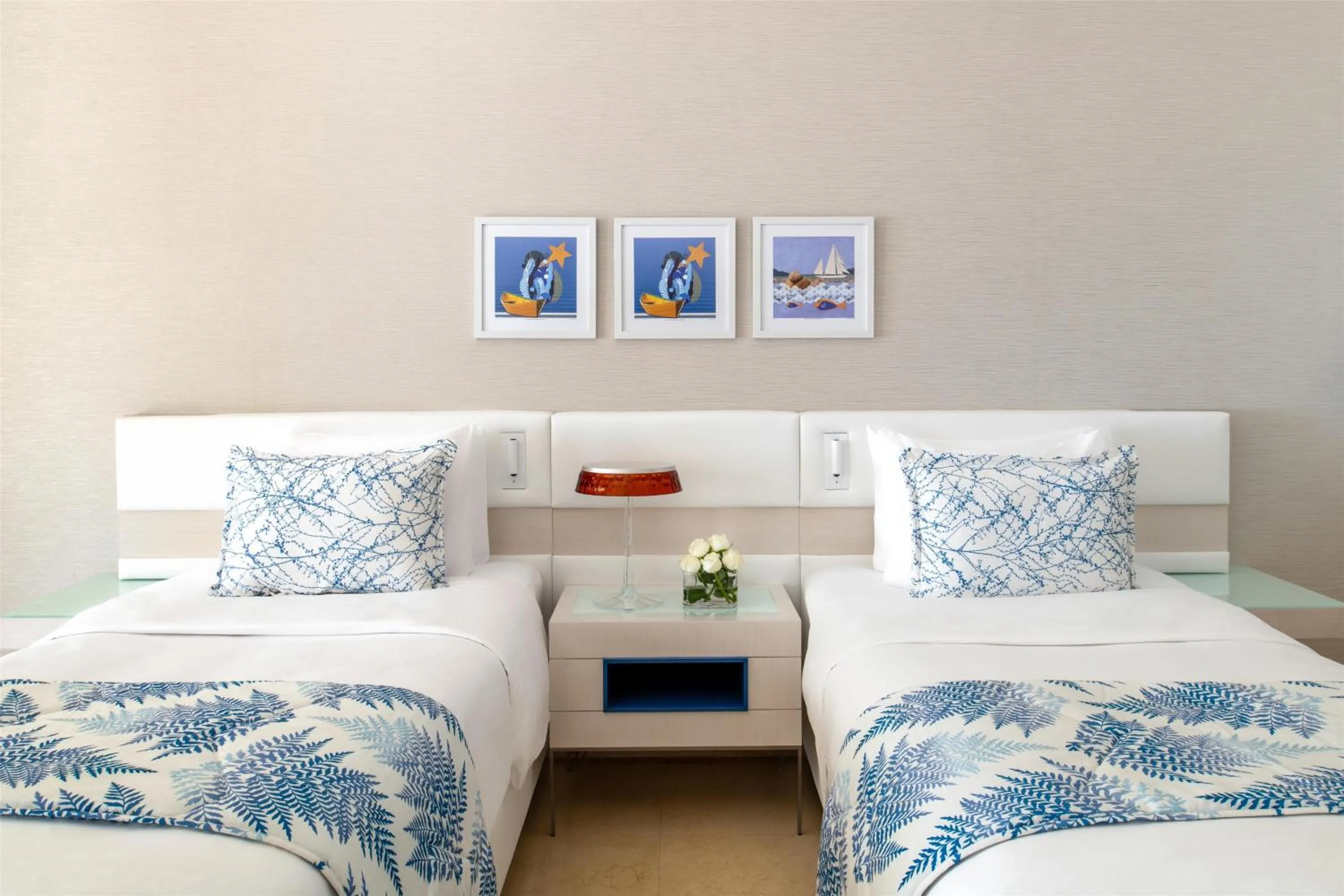 Bedroom, Bed in Kempinski Hotel Ishtar Dead Sea