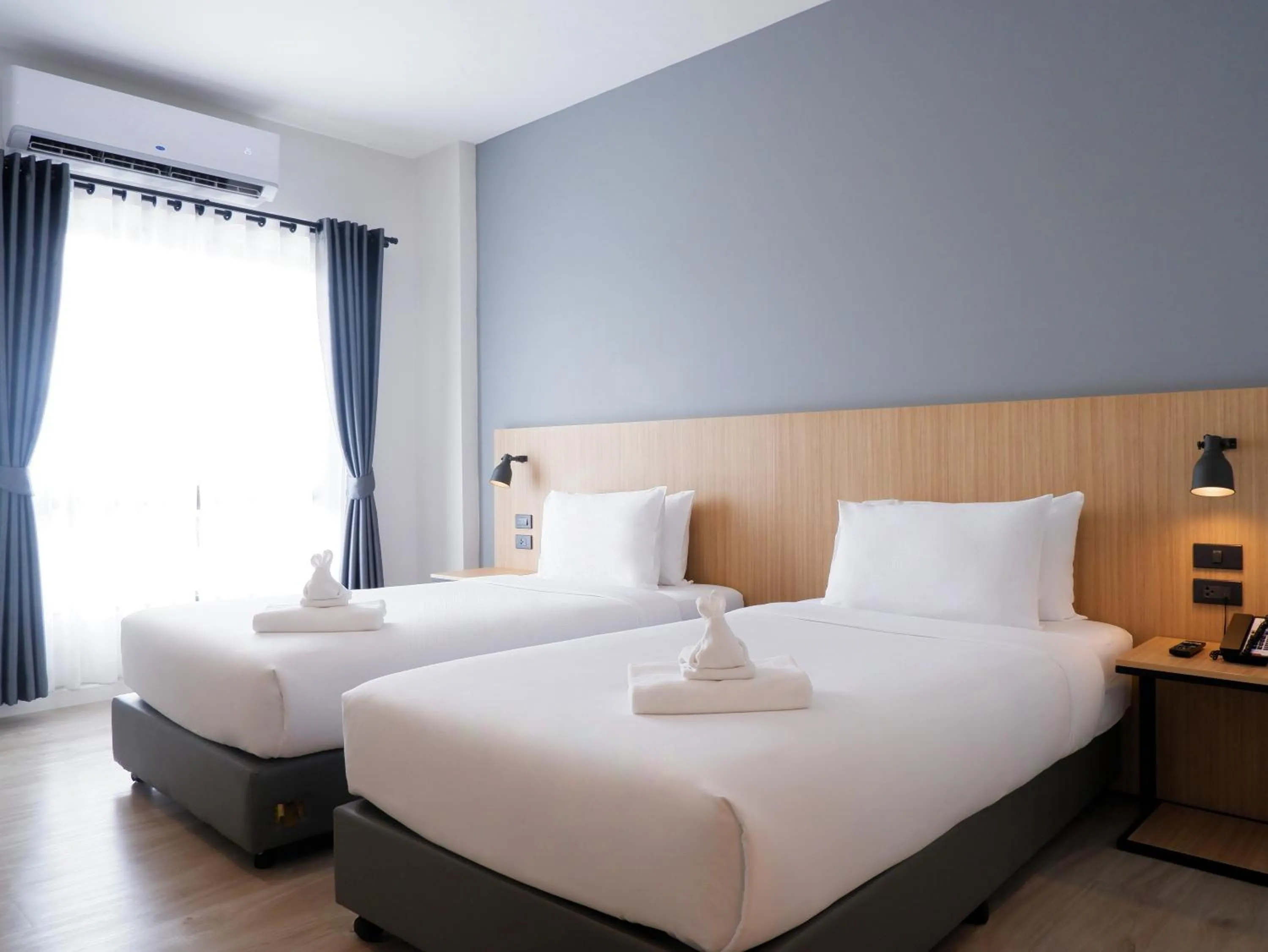 Bed in bliQ Hotel Chanthaburi